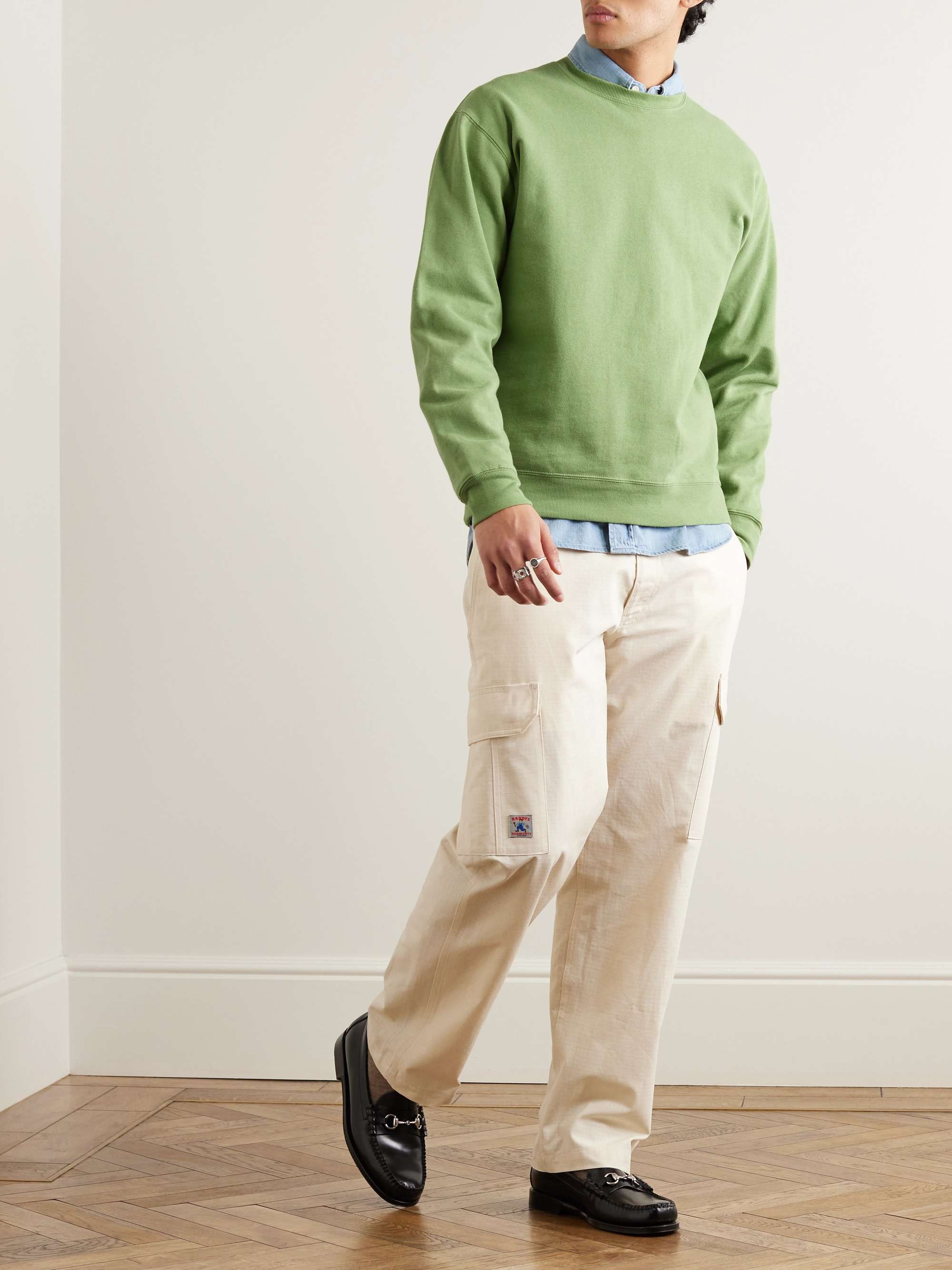 BEAMS PLUS Cotton-Jersey Sweatshirt