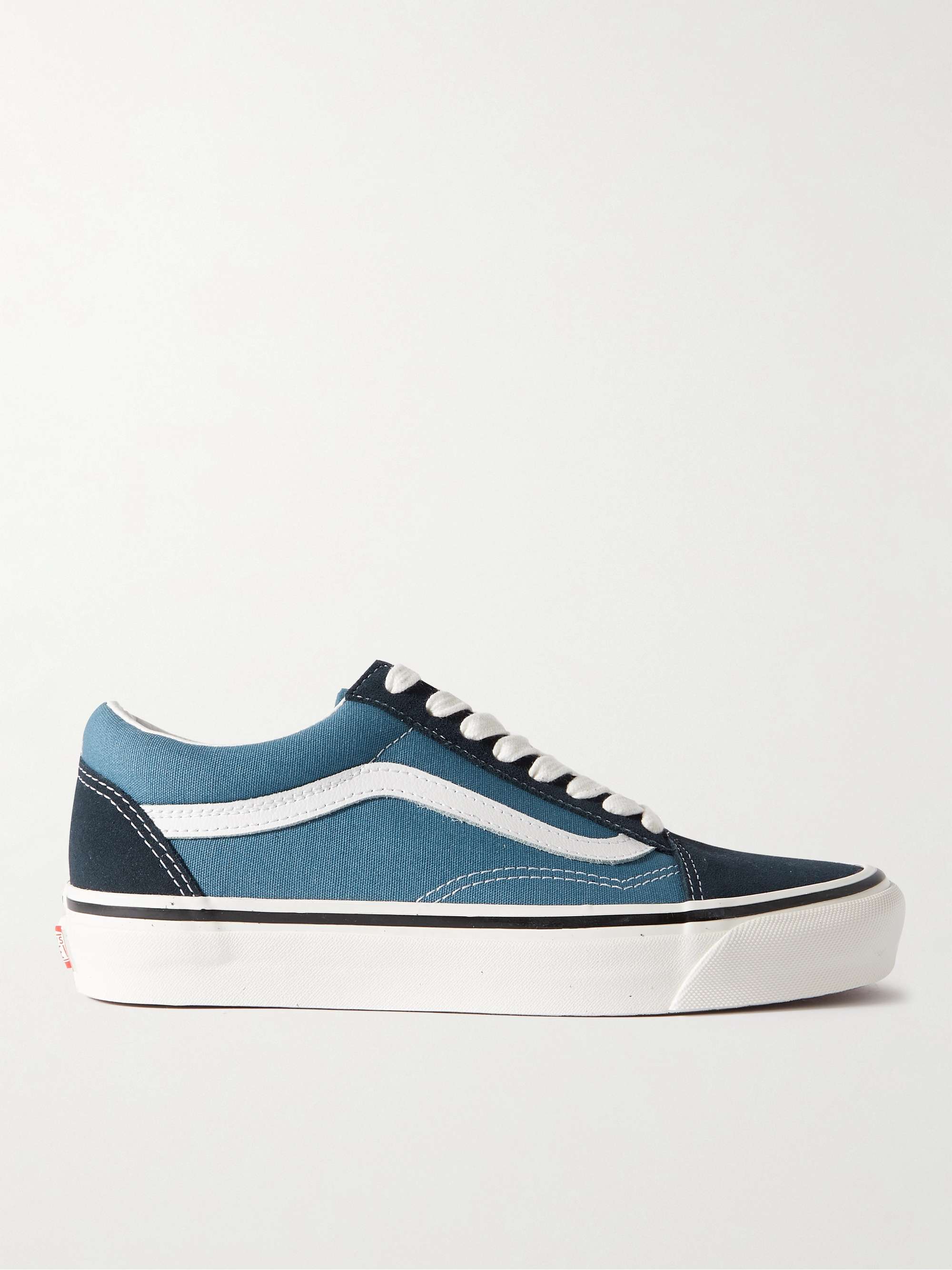 VANS Old Skool 36 DX Leather-Trimmed Canvas and Sneakers for Men | MR PORTER