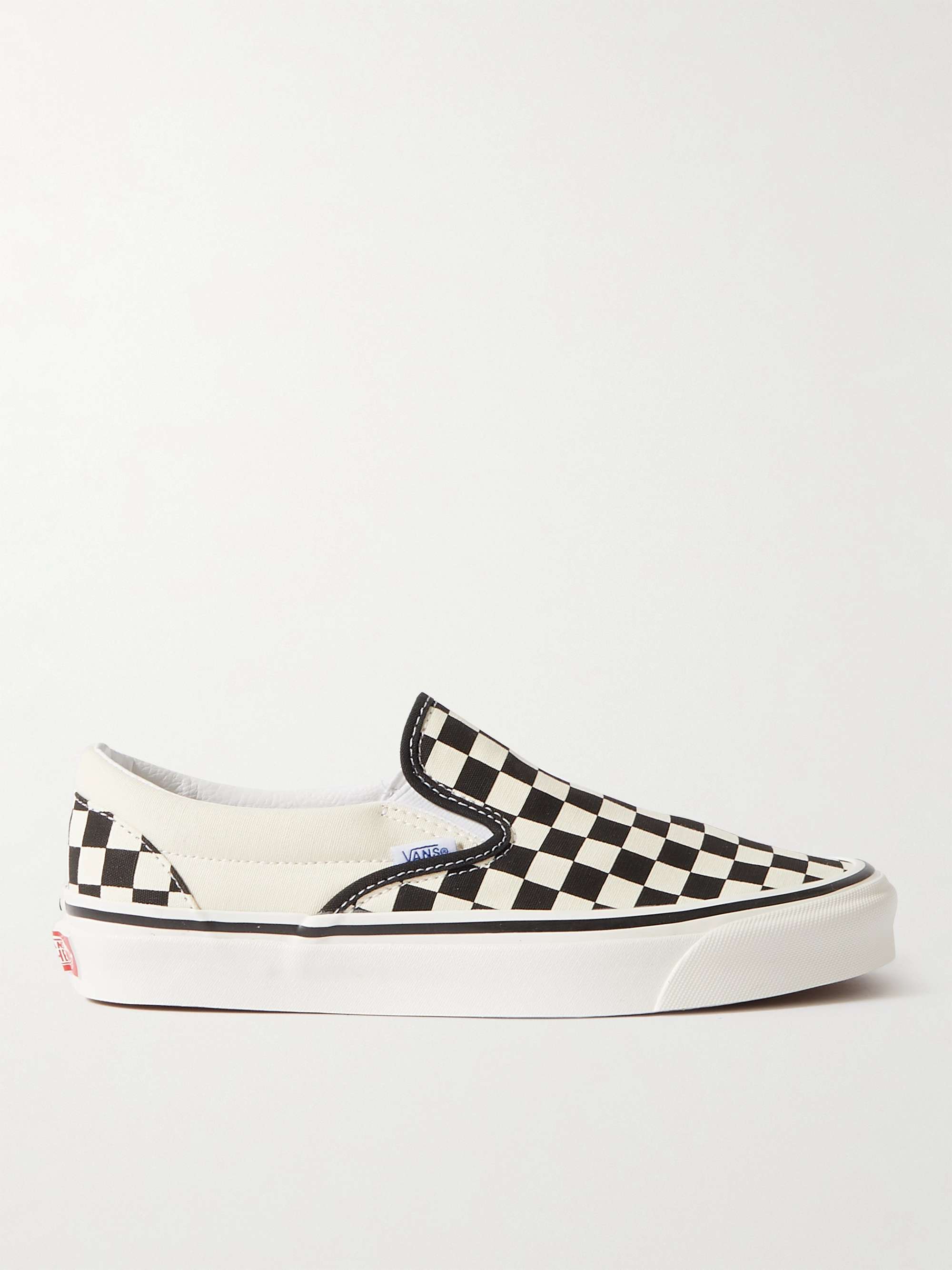 VANS Classic 98 DX Checked Canvas Slip-On Sneakers for Men | MR PORTER