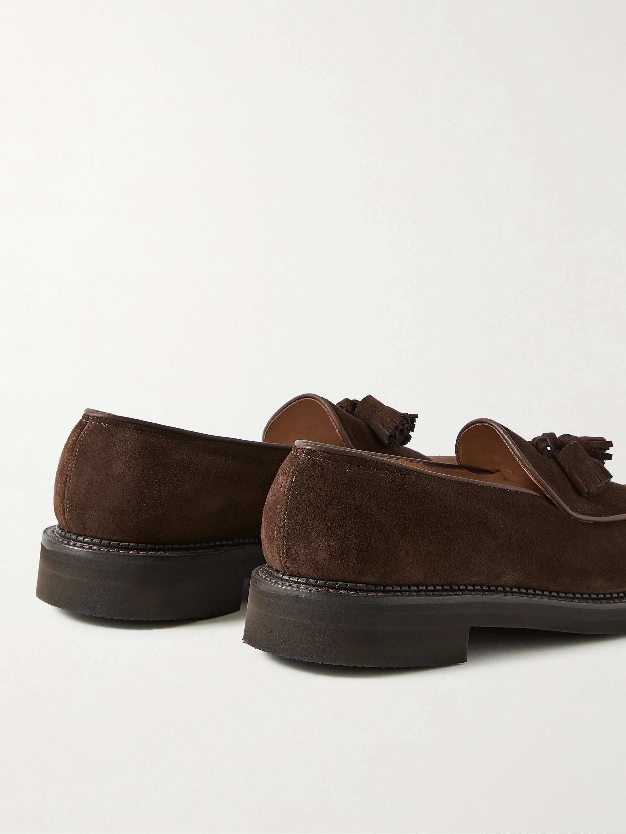 JOHN LOBB Edmond Tasselled Suede Loafers