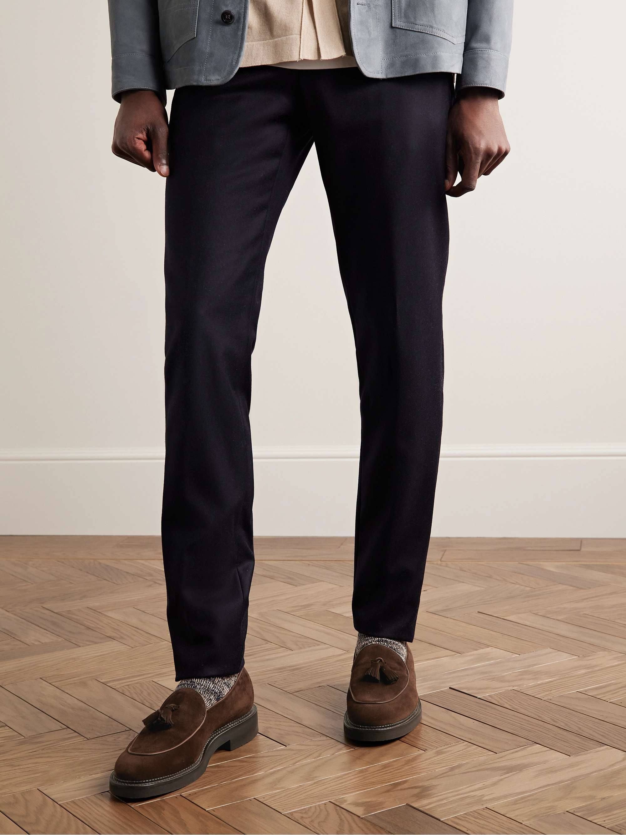 JOHN LOBB Edmond Tasselled Suede Loafers