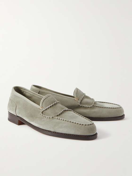 John Lobb Bath Suede Loafers