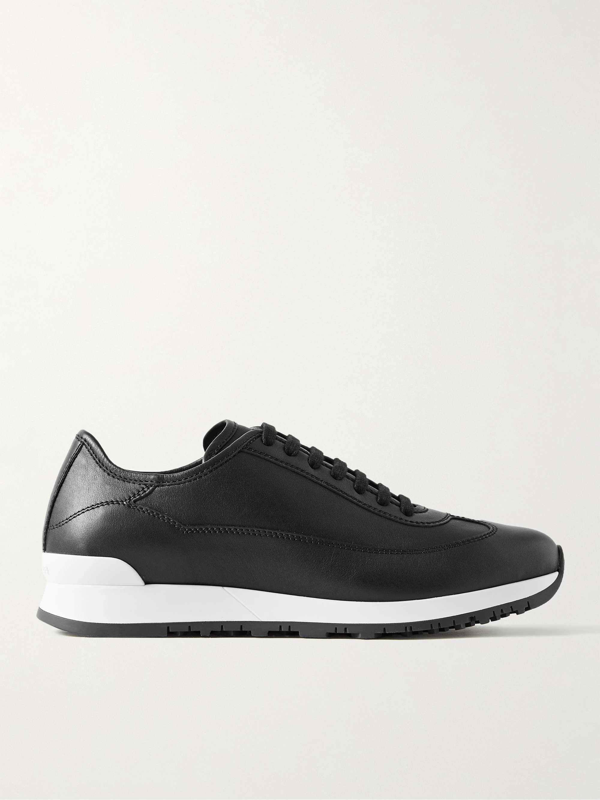 JOHN LOBB Foundry II Leather Sneakers for Men | MR PORTER