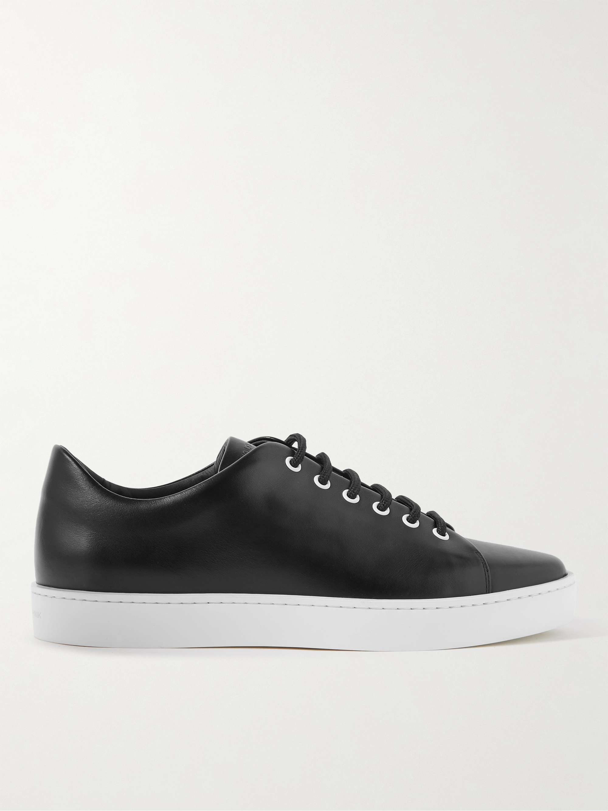 MANOLO BLAHNIK Semando Leather Sneakers for Men | MR PORTER