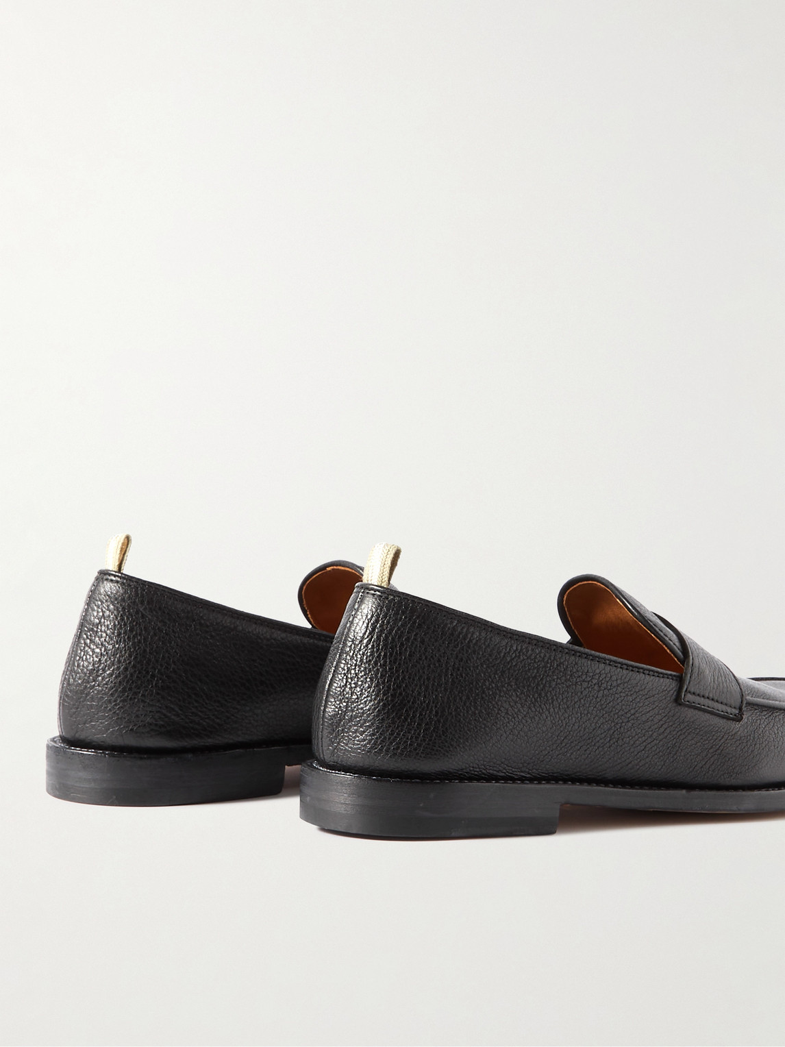 Officine Creative whipstitched loafers - Black