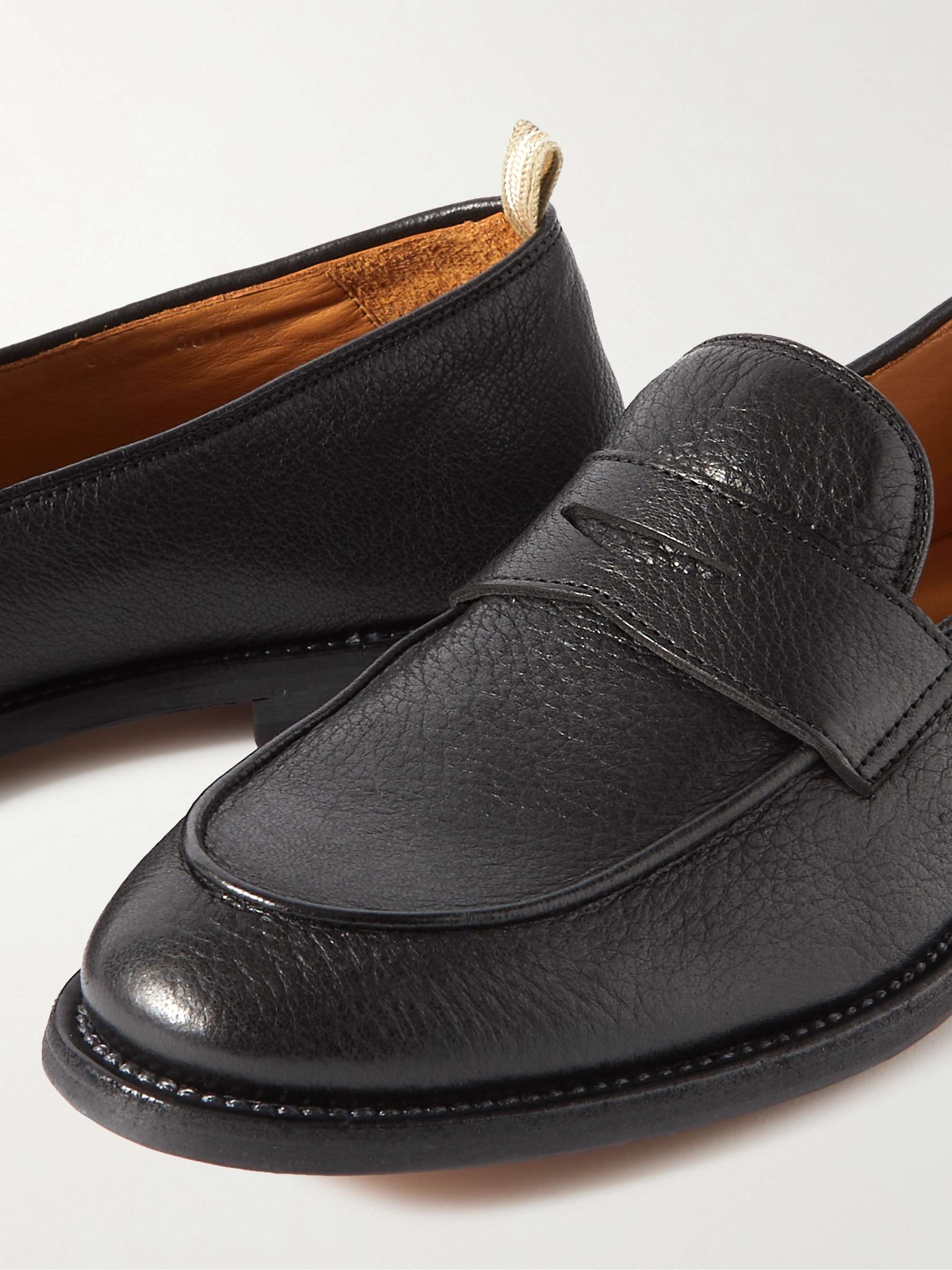 OFFICINE CREATIVE Opera Suede Penny Loafers