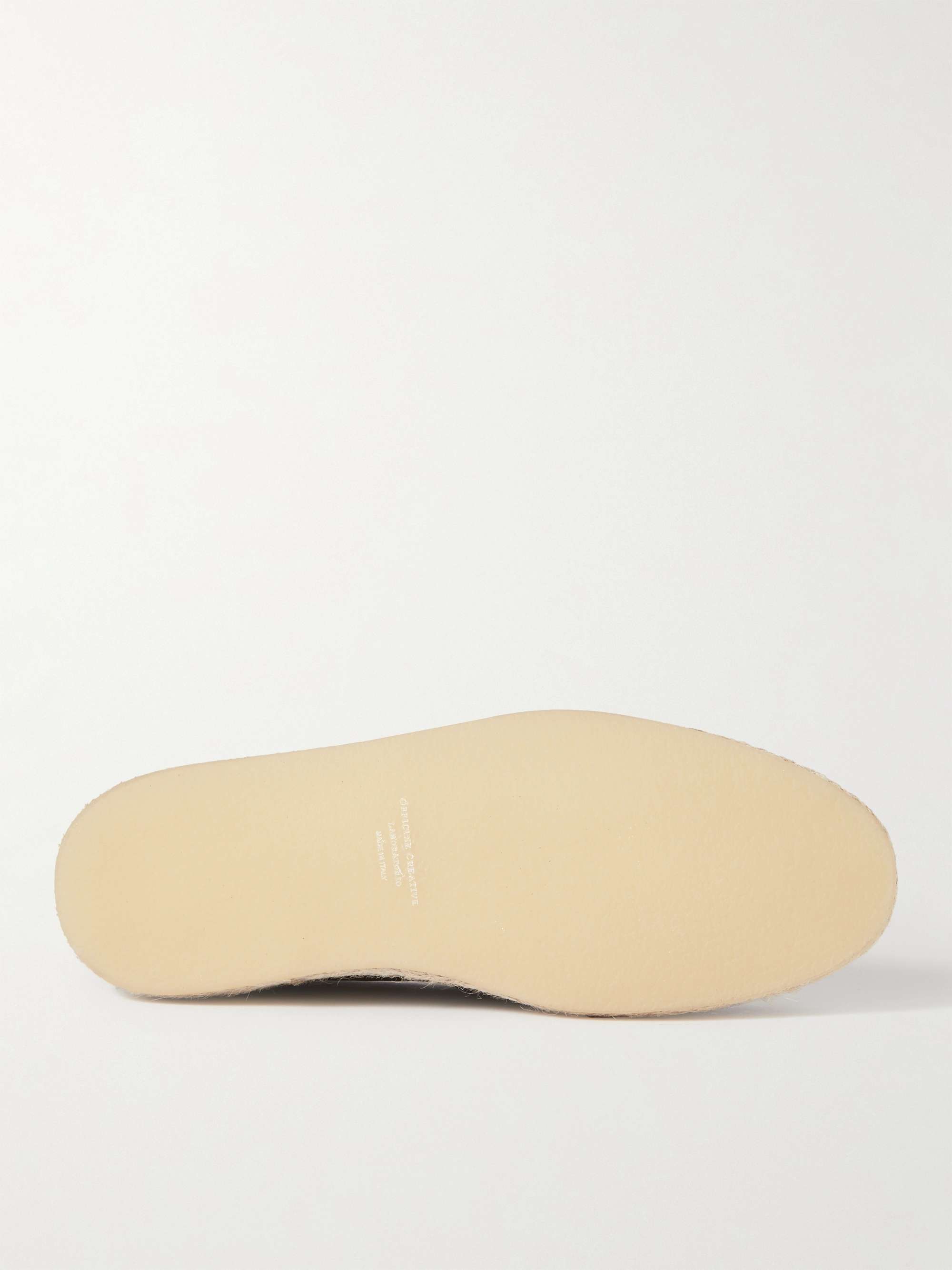 OFFICINE CREATIVE Suede Espadrilles