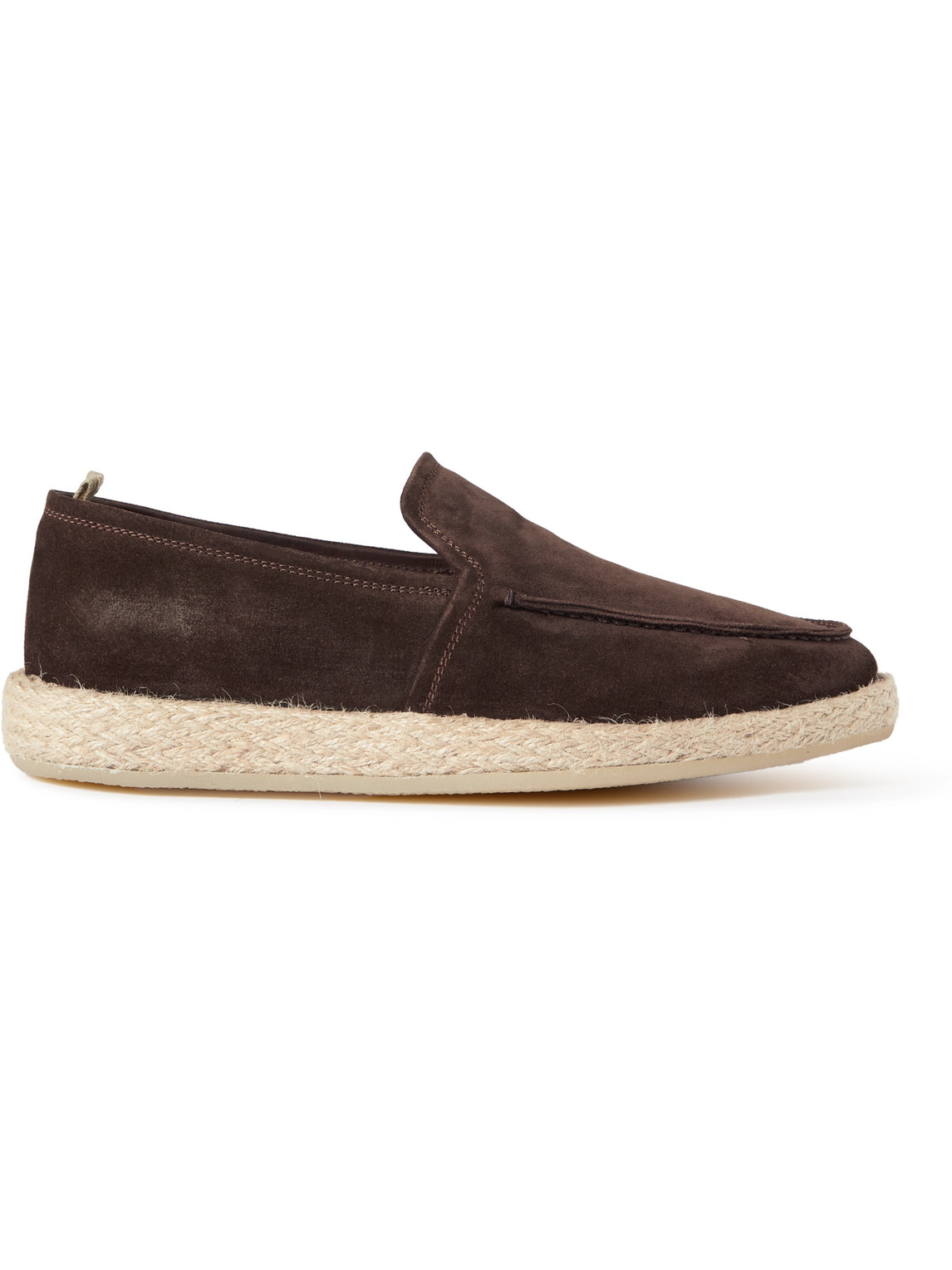 Officine Creative Suede Espadrilles In Brown