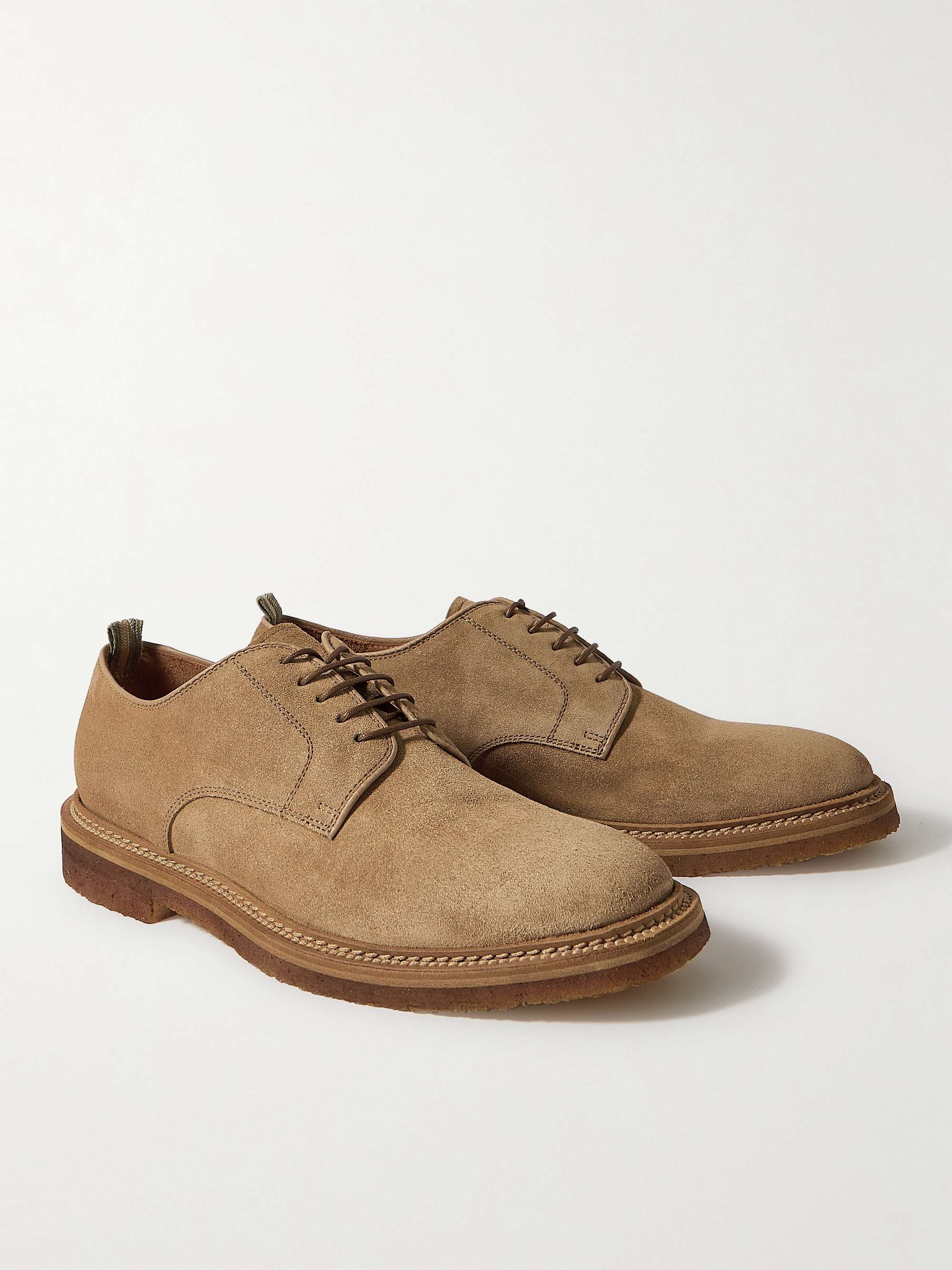 OFFICINE CREATIVE Hopkins Suede Derby Shoes for Men | MR PORTER