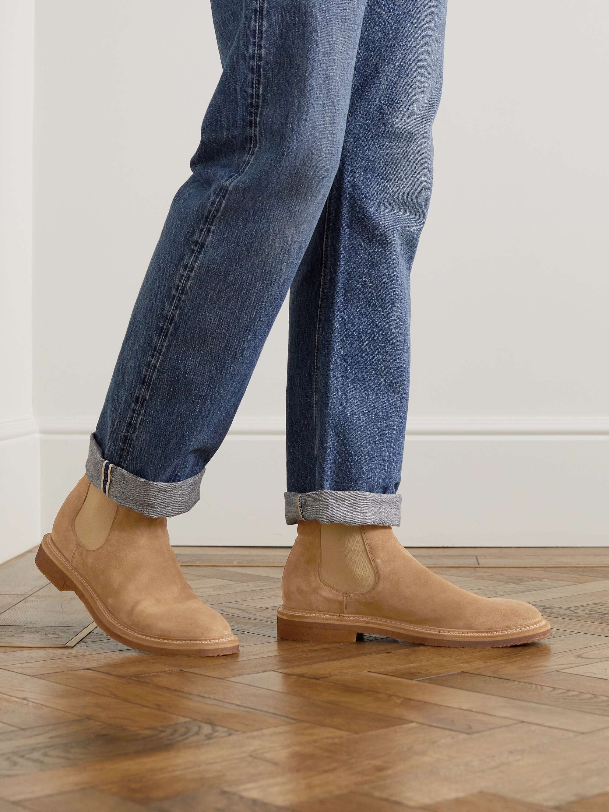 OFFICINE CREATIVE Hopkins Suede Chelsea Boots