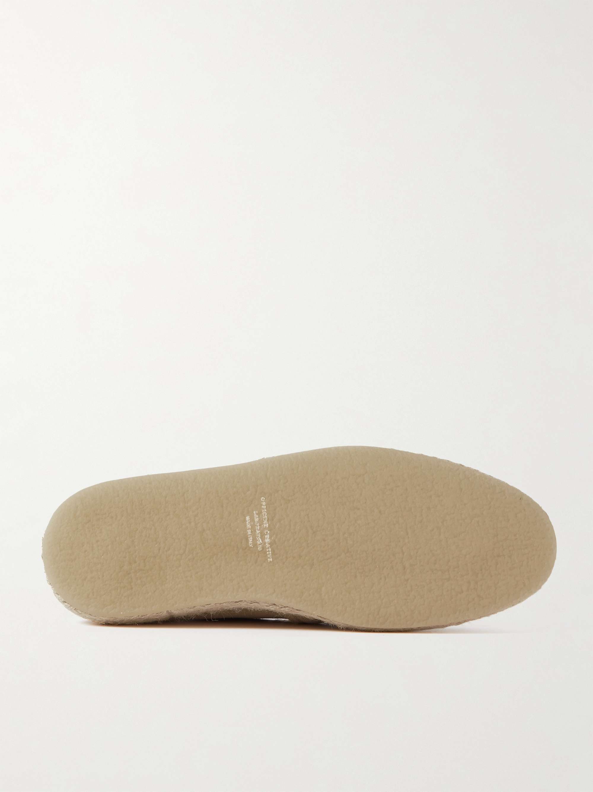 OFFICINE CREATIVE Suede Espadrilles
