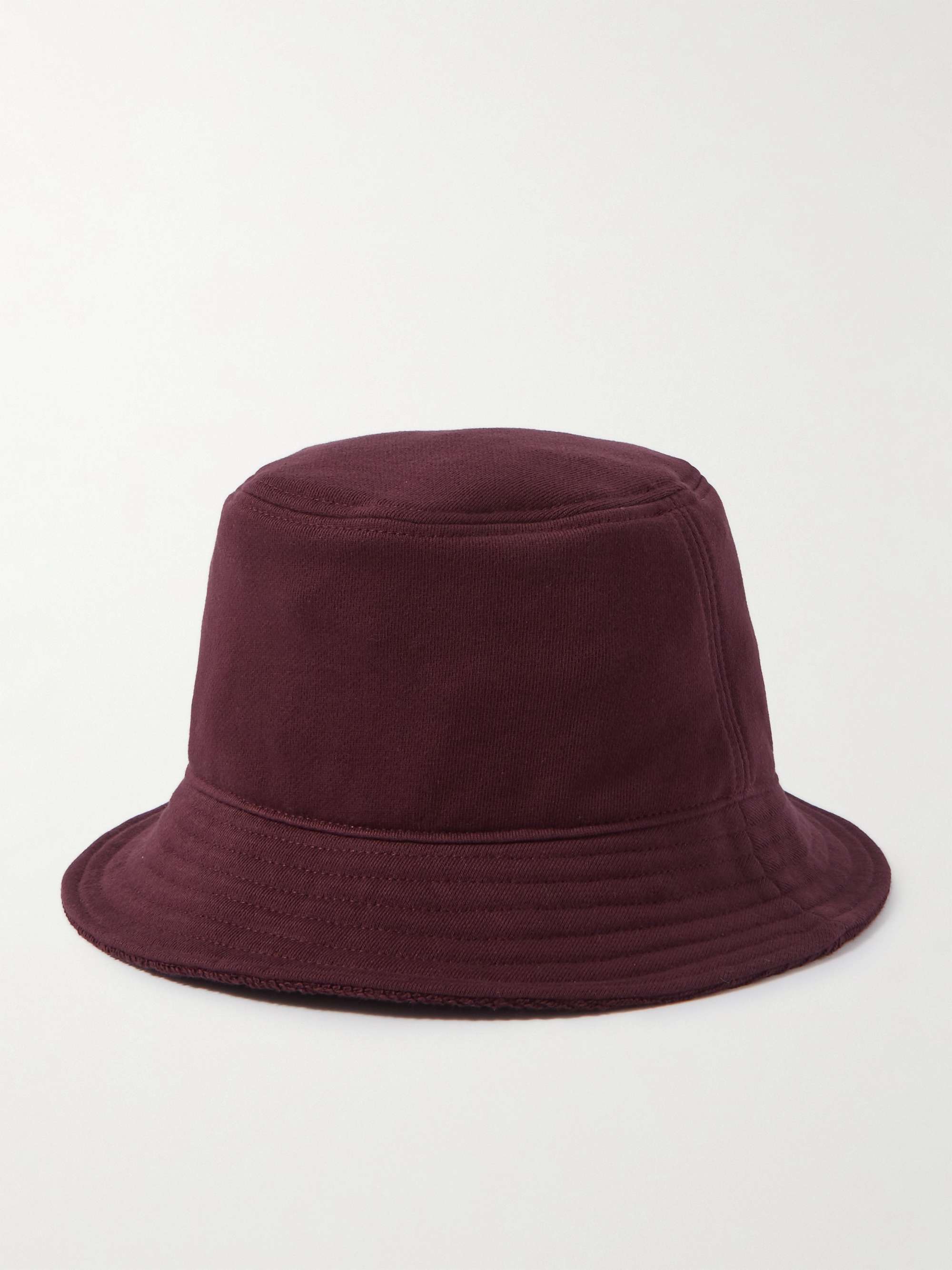 CELINE HOMME Bob Logo-Print Cotton-Jersey Bucket Hat