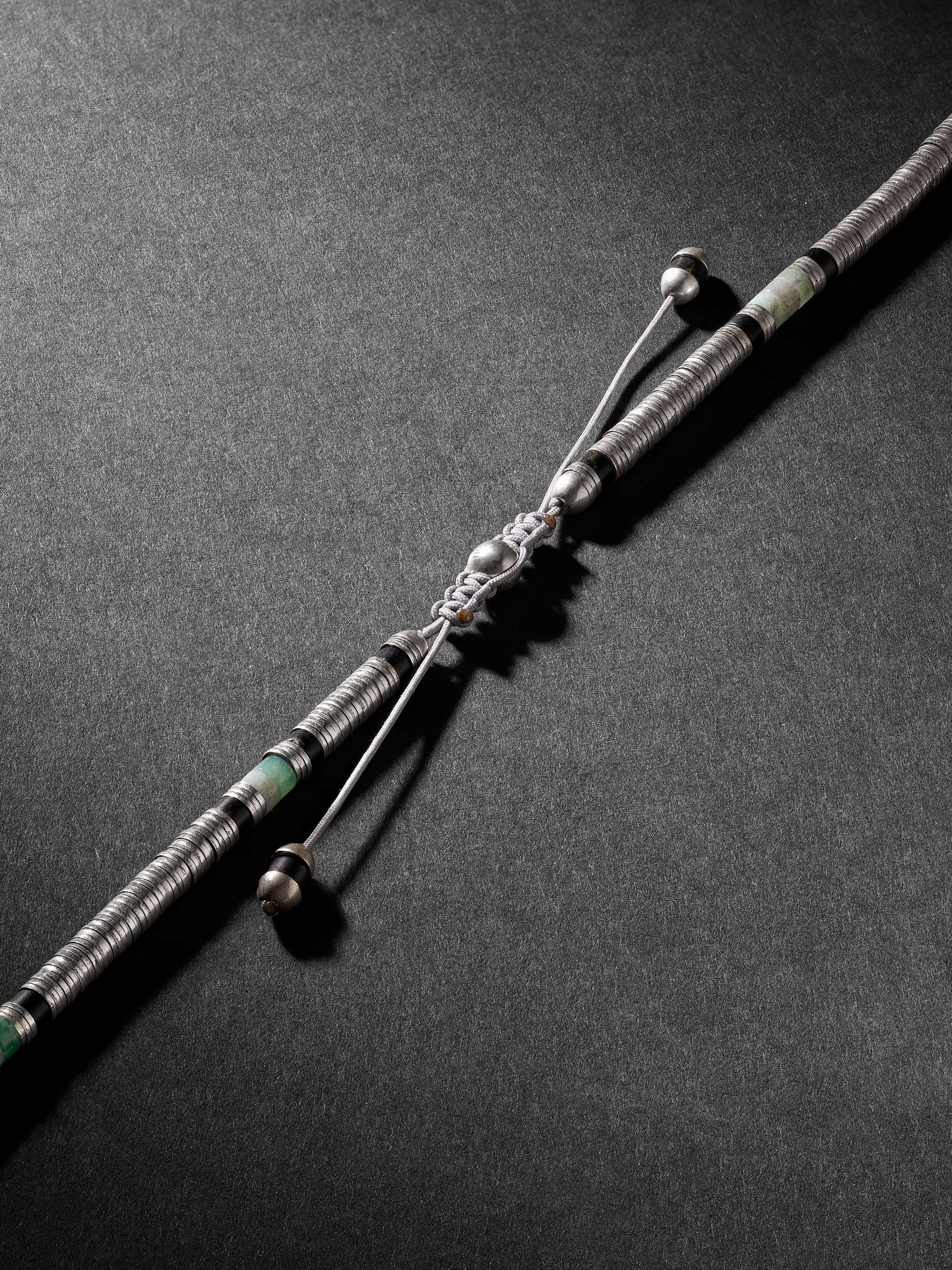 M.COHEN Sonoran Silver, Onyx and Chrysoprase Necklace