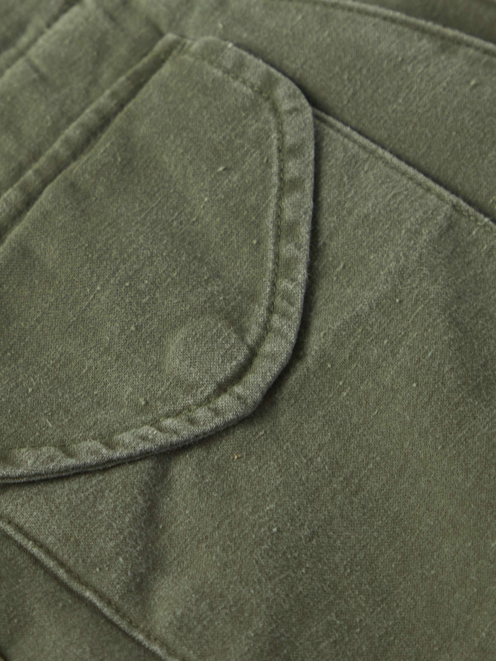 GREG LAUREN Tapered BrushedCotton Drawstring Cargo Shorts for Men MR