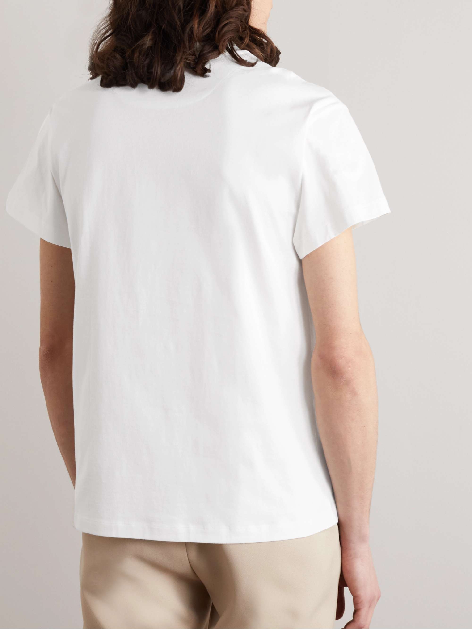 JIL SANDER Set of Three Organic Cotton-Jersey T-Shirts for