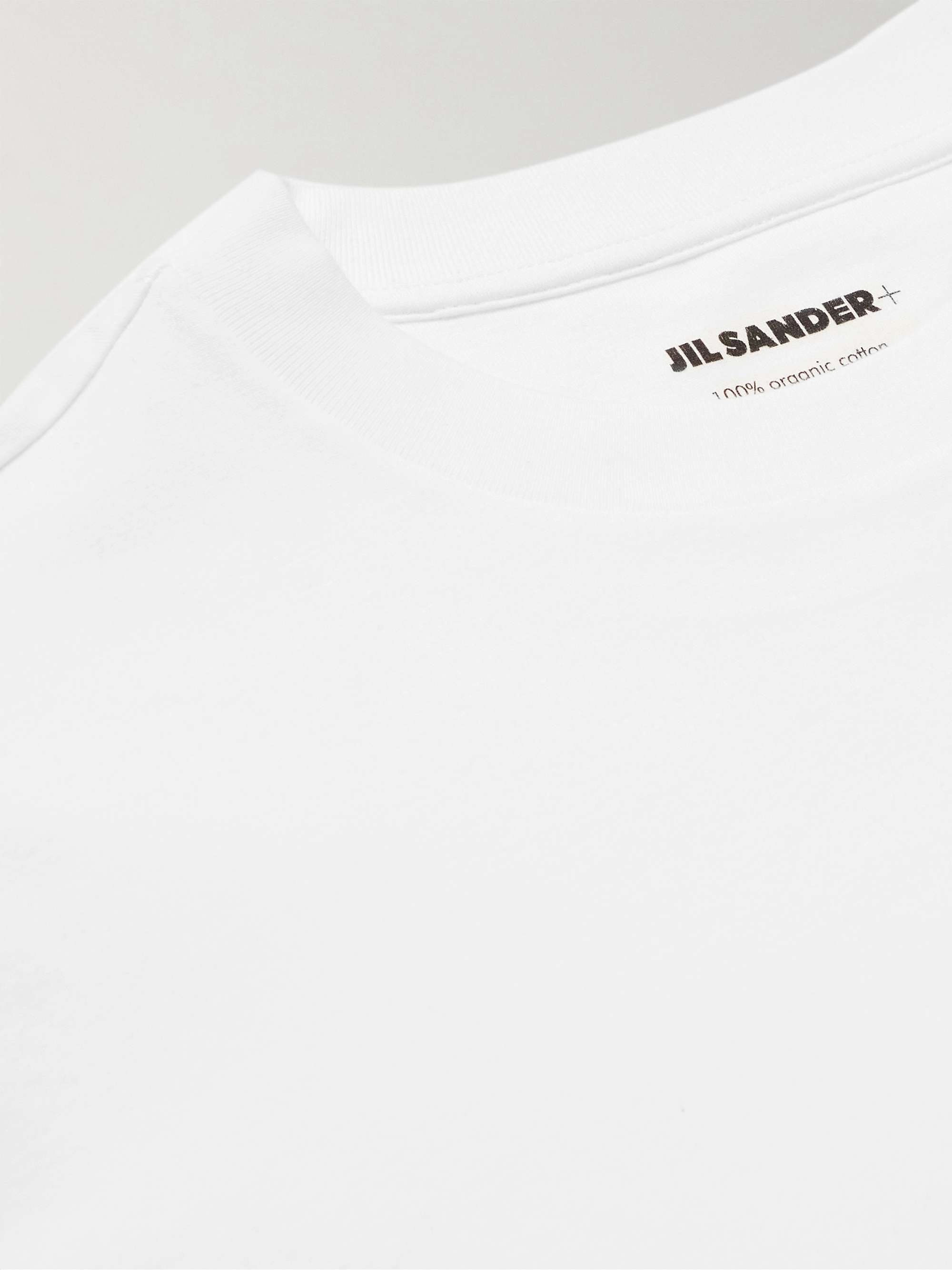JIL SANDER Set of Three Organic Cotton-Jersey T-Shirt for