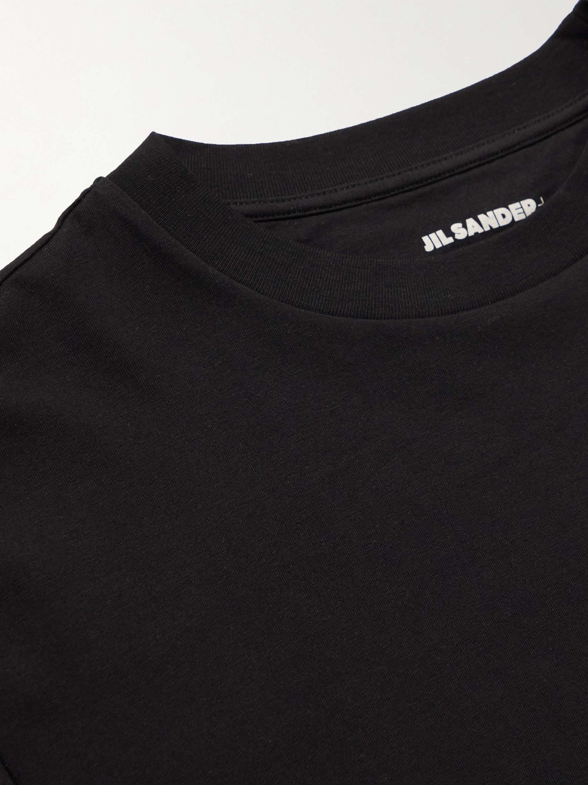 JIL SANDER Set of Three Organic Cotton-Jersey T-Shirts for