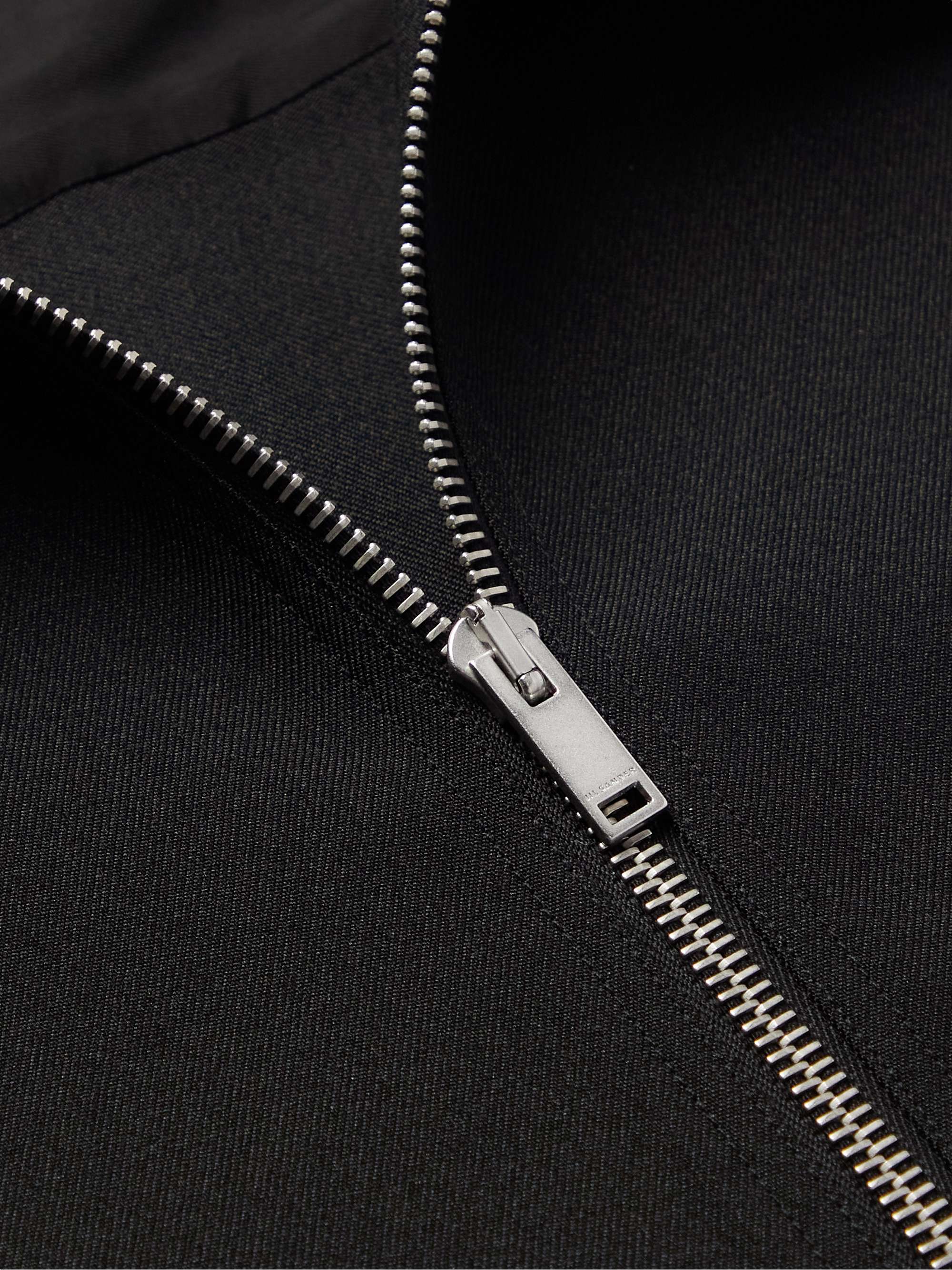 JIL SANDER Canvas Zip-Up Shirt Jacket