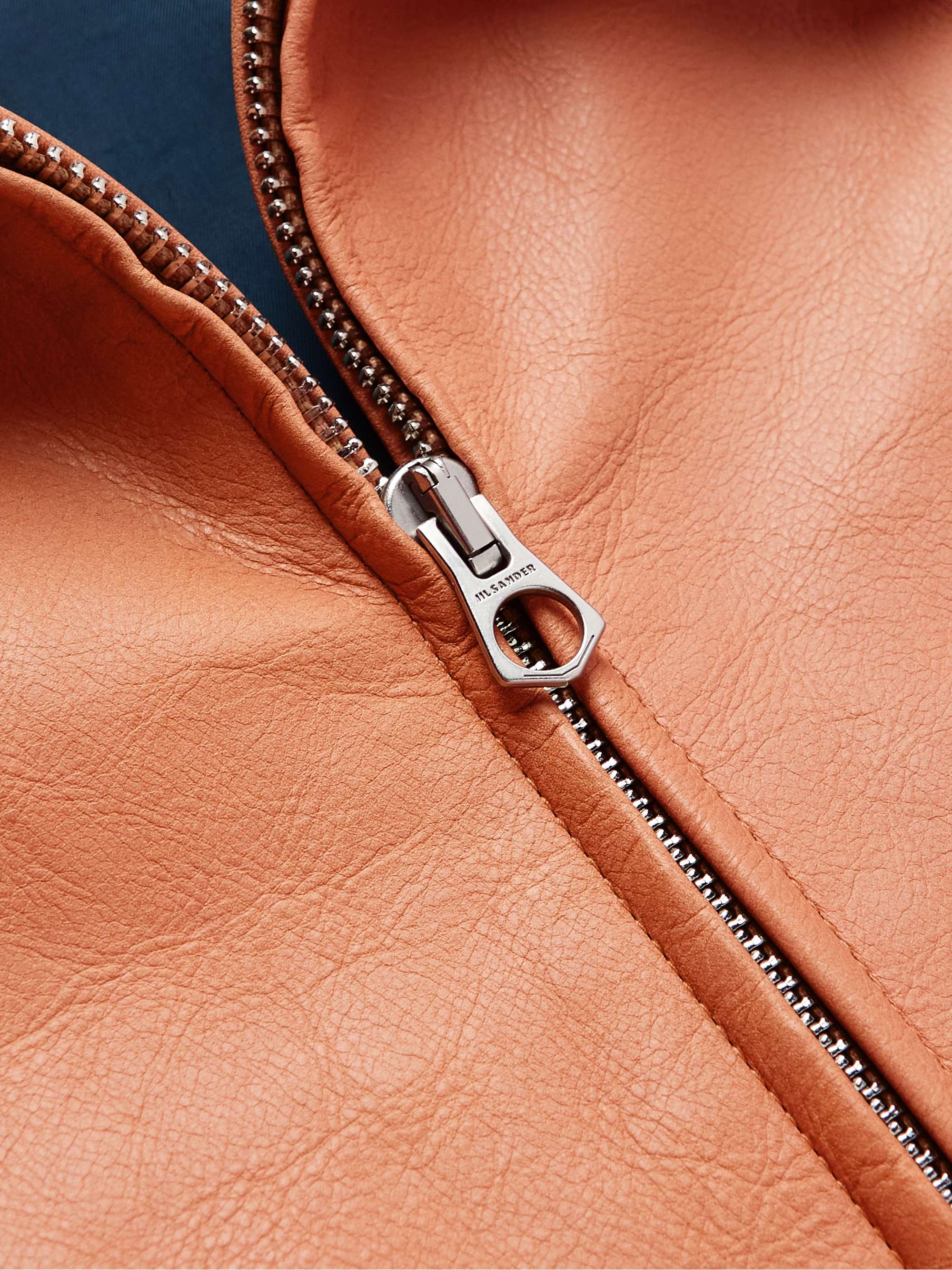 JIL SANDER Leather Blouson Jacket