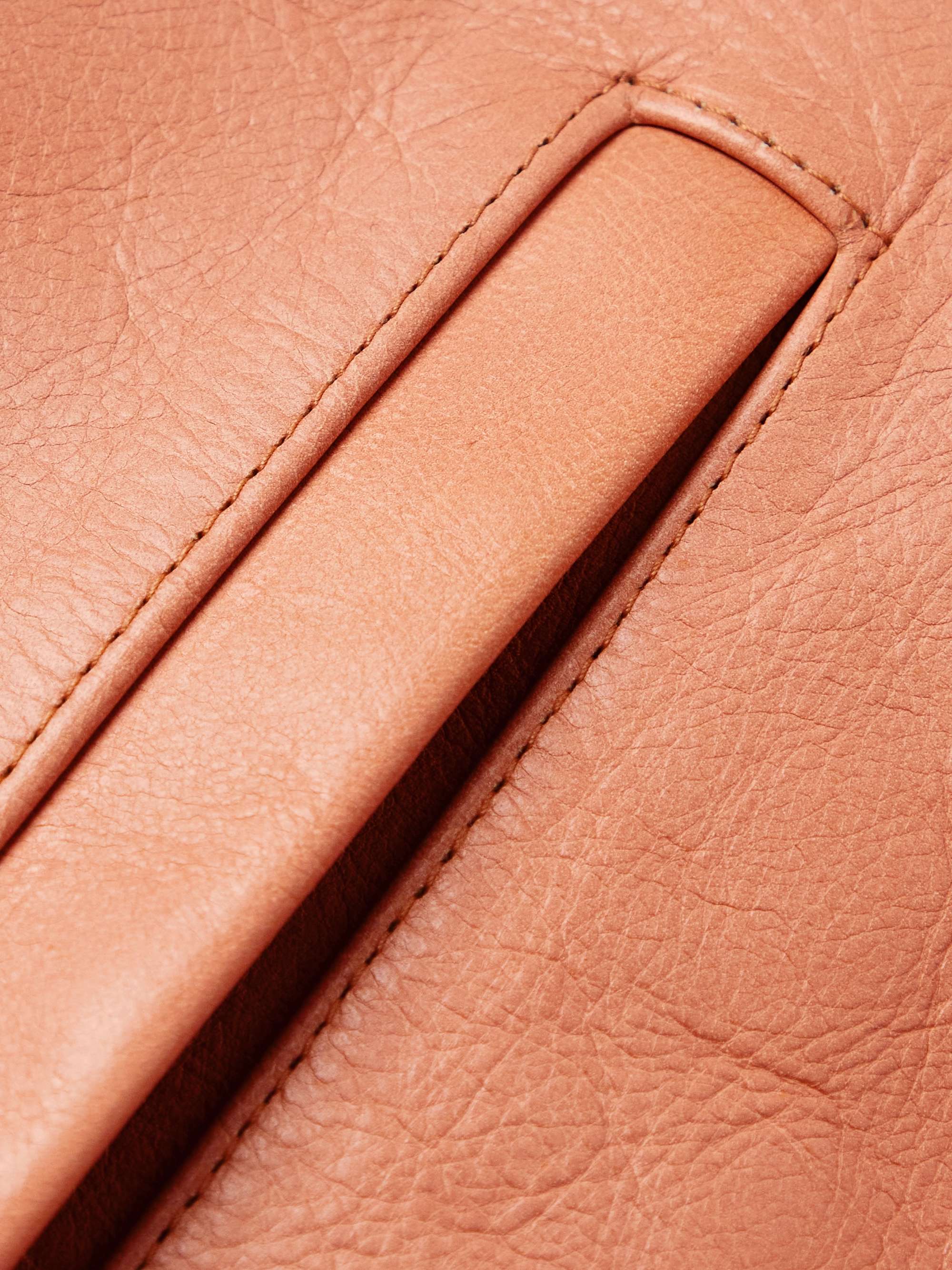 JIL SANDER Leather Blouson Jacket