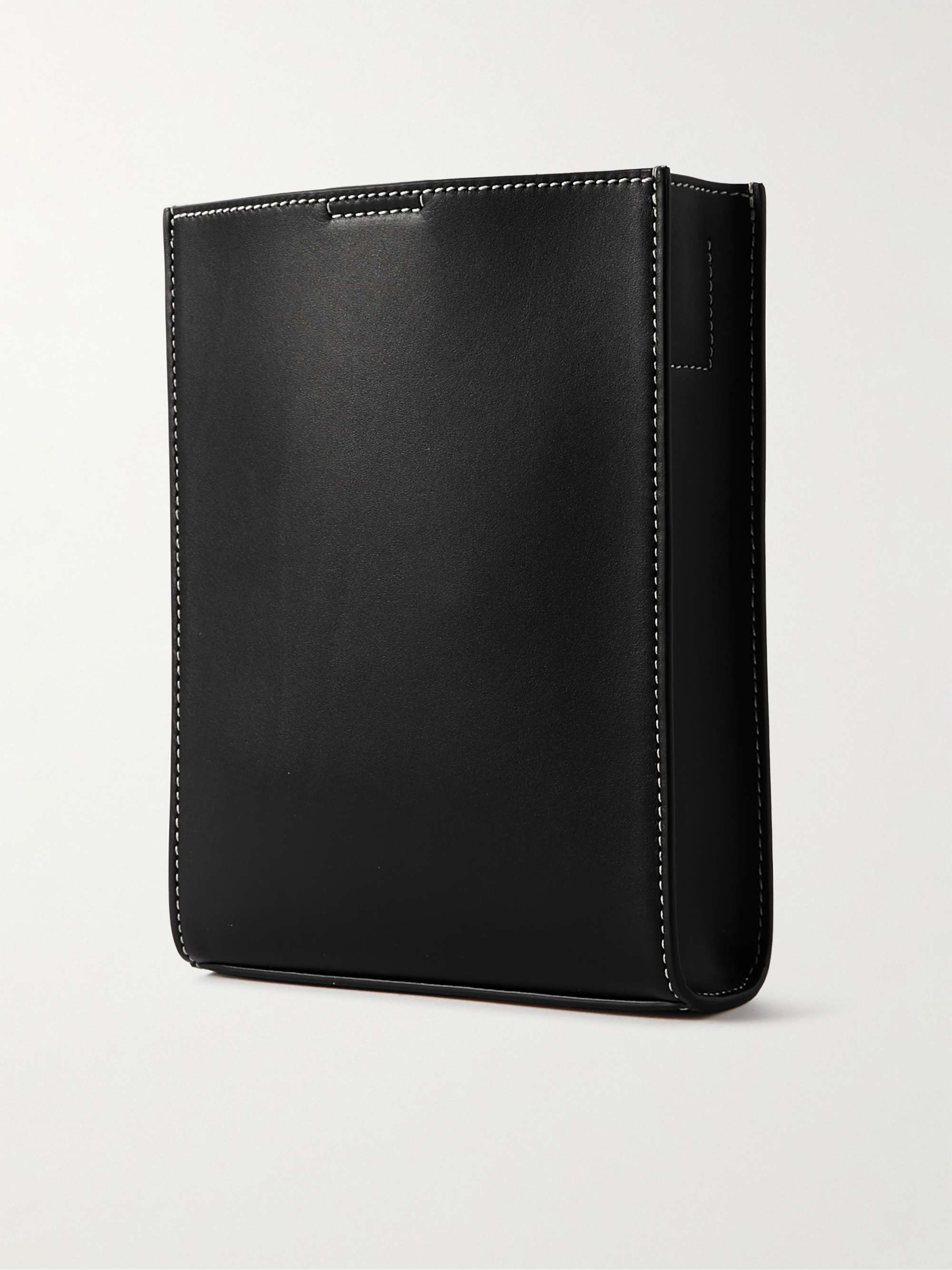 JIL SANDER Tangle Small Leather Messenger Bag