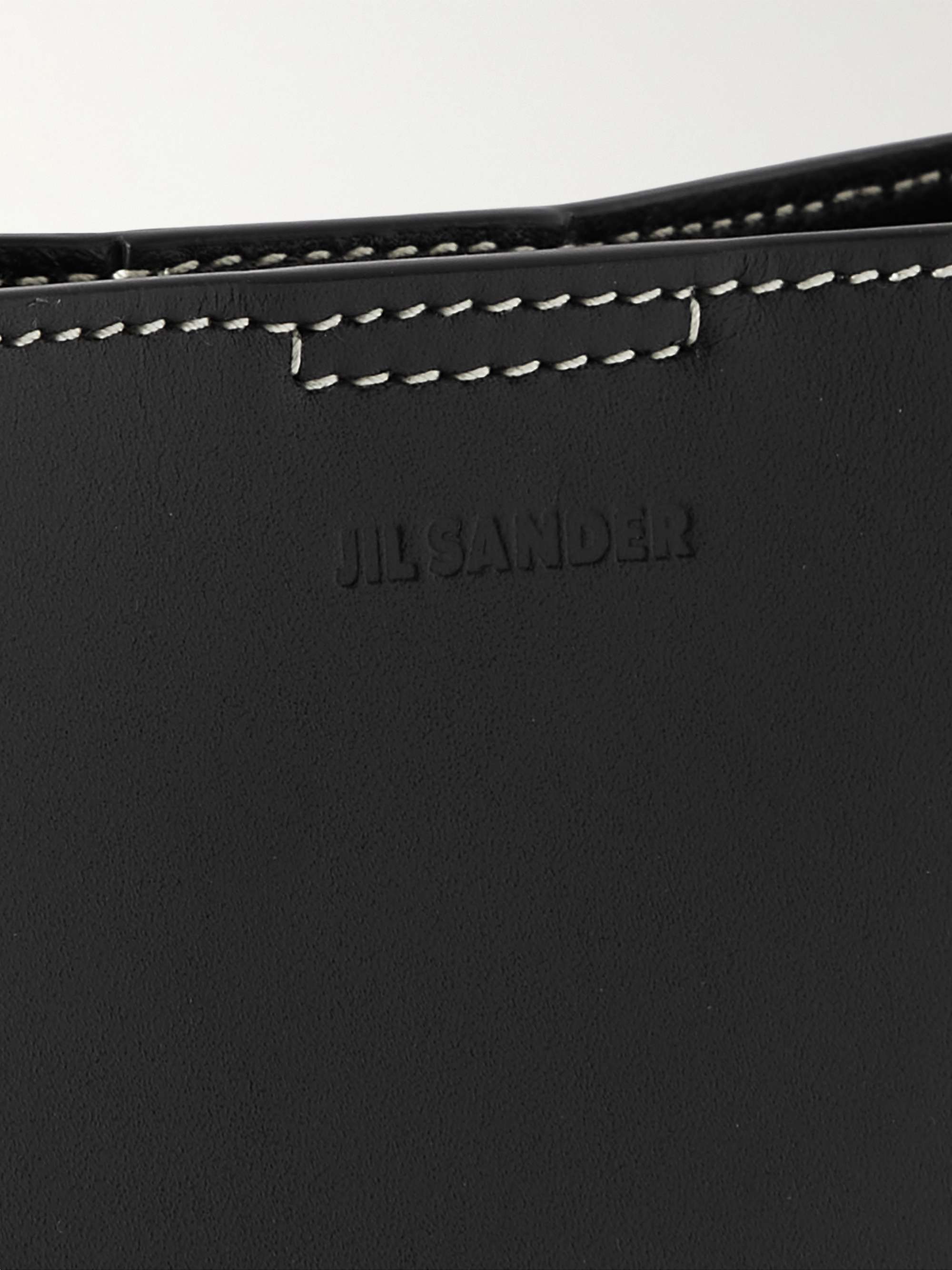 JIL SANDER Tangle Small Leather Messenger Bag