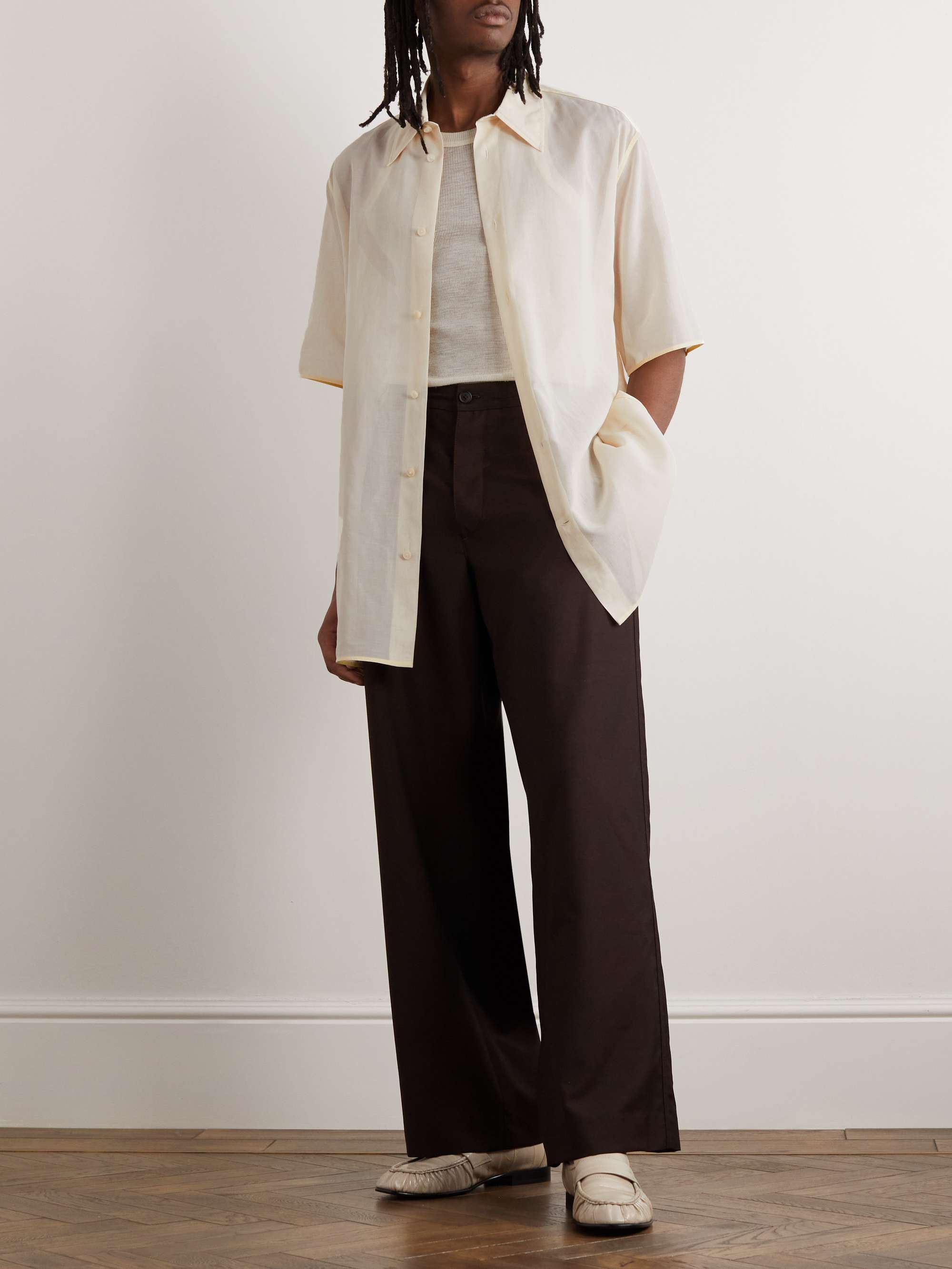 JIL SANDER Cotton-Gauze Shirt