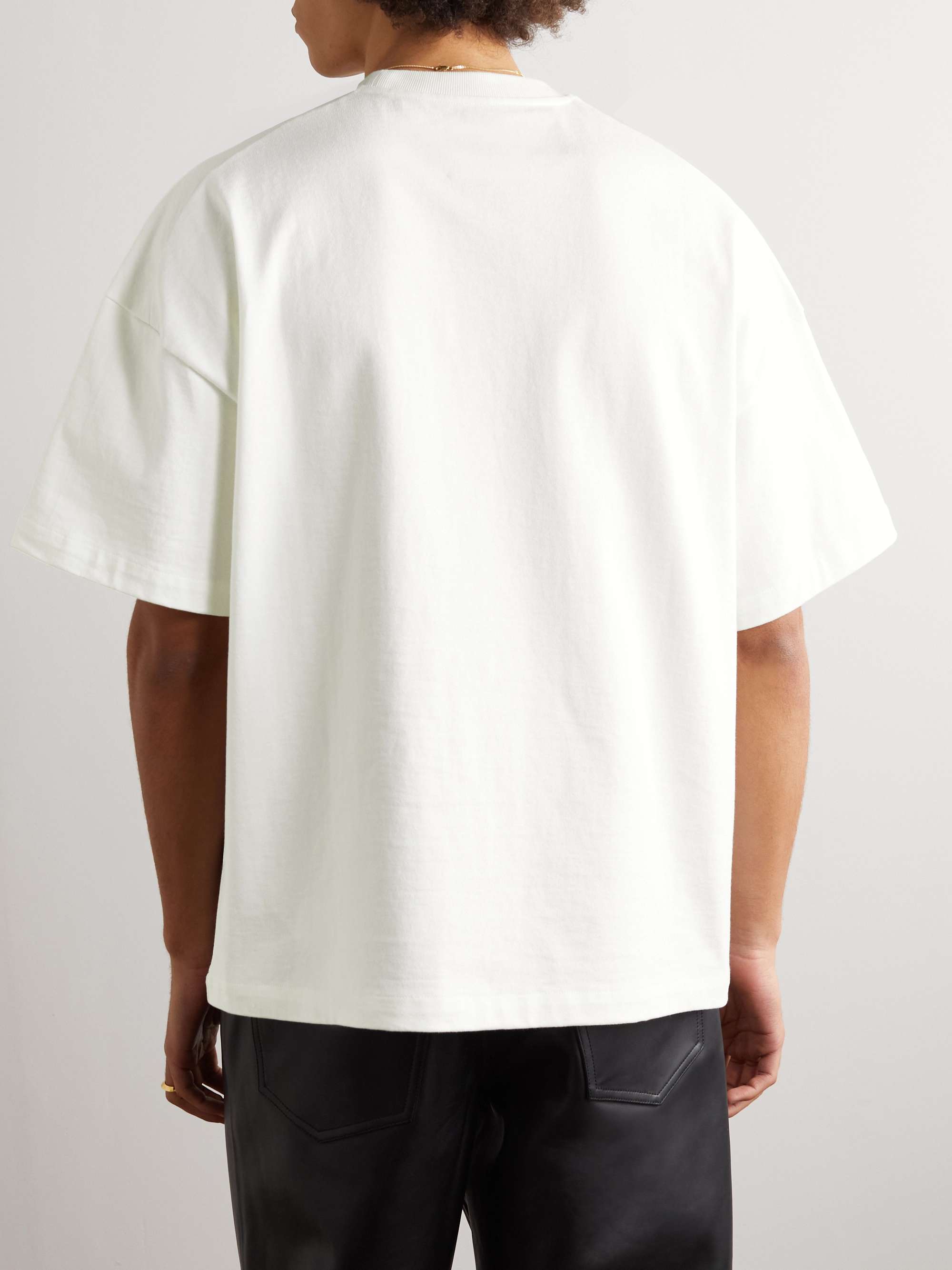 JIL SANDER コットン ジャージー Tシャツ ロゴプリント入り for