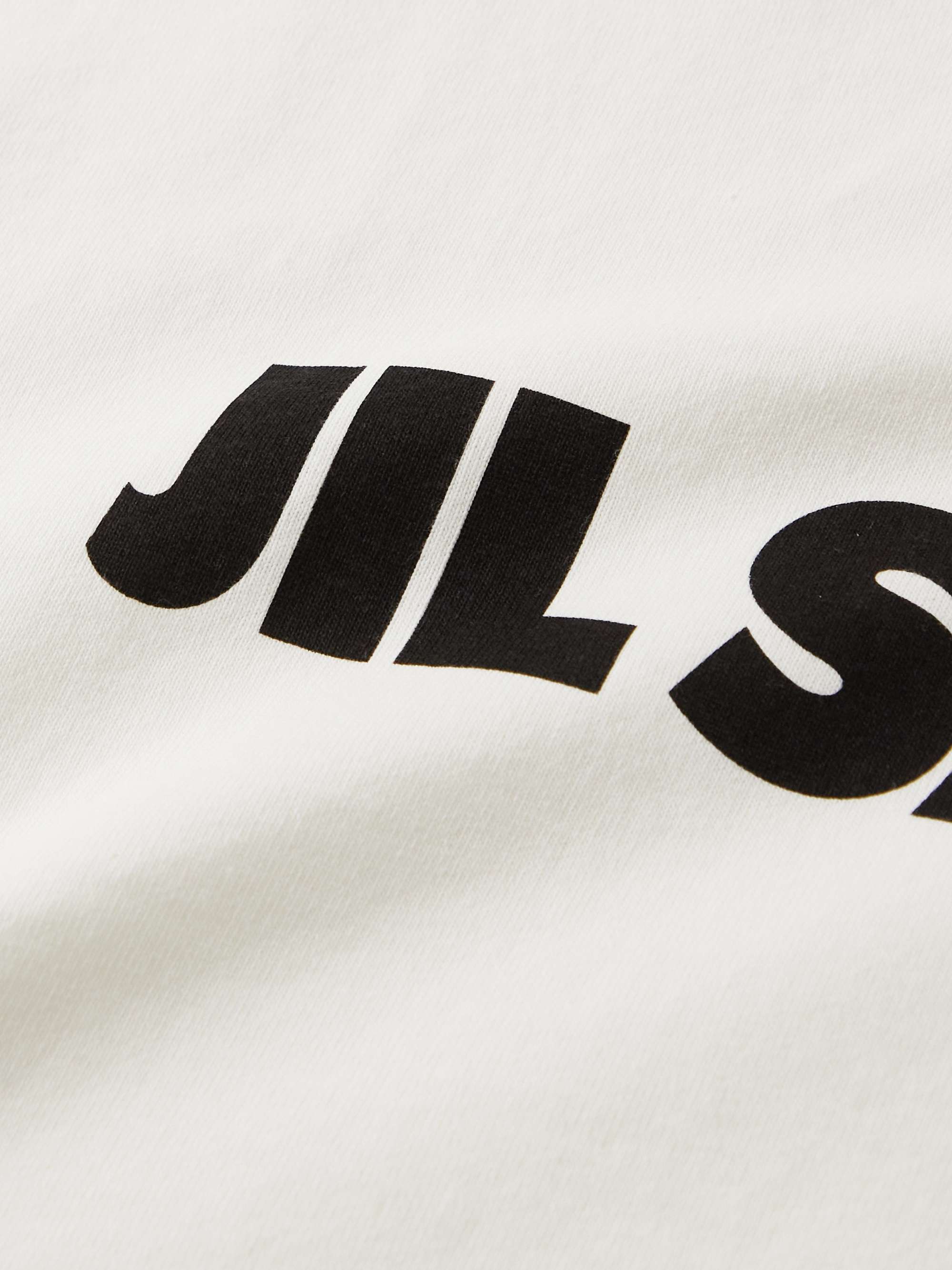 JIL SANDER コットン ジャージー Tシャツ ロゴプリント入り for