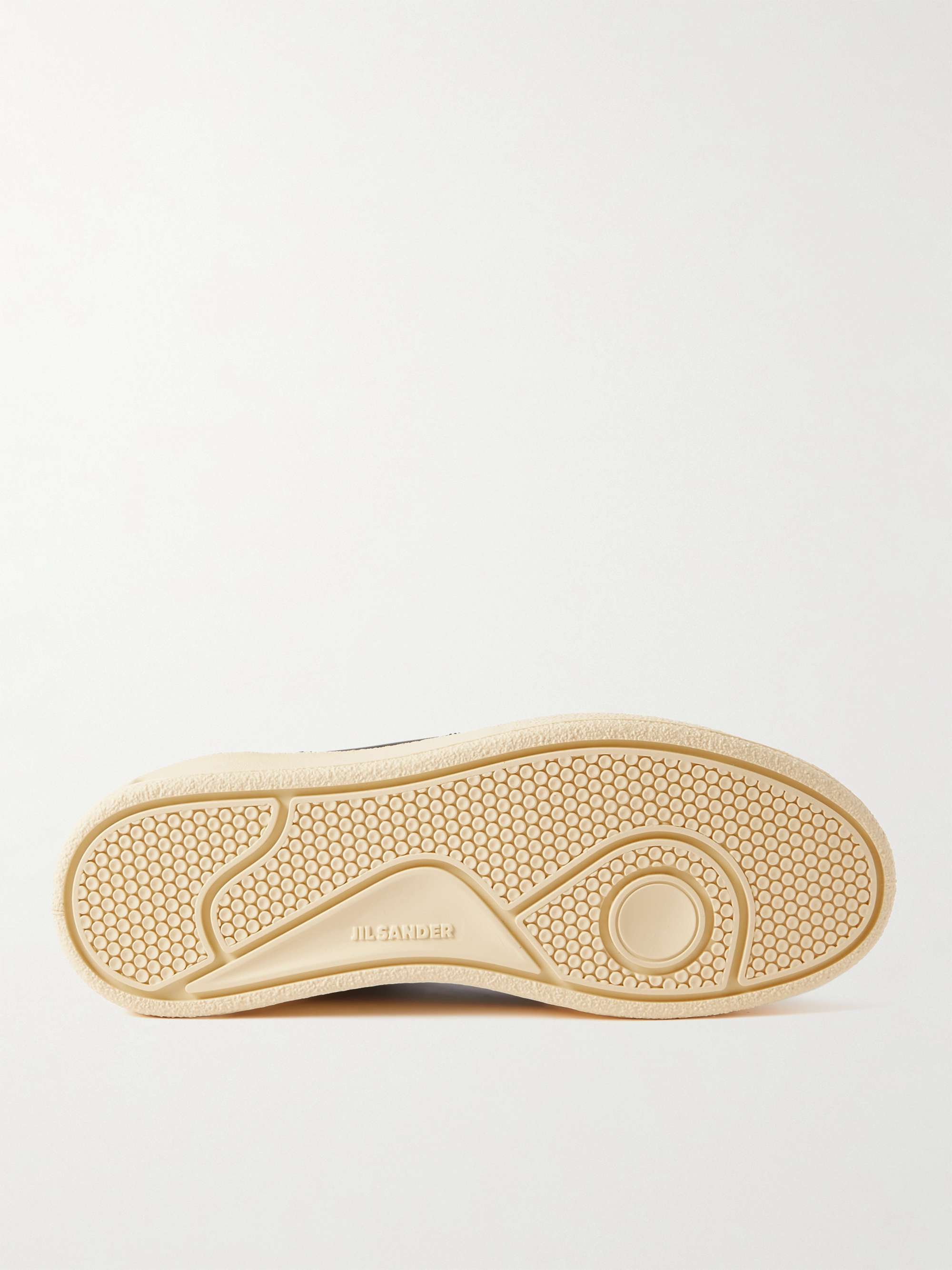 JIL SANDER Coated-Leather Sneakers