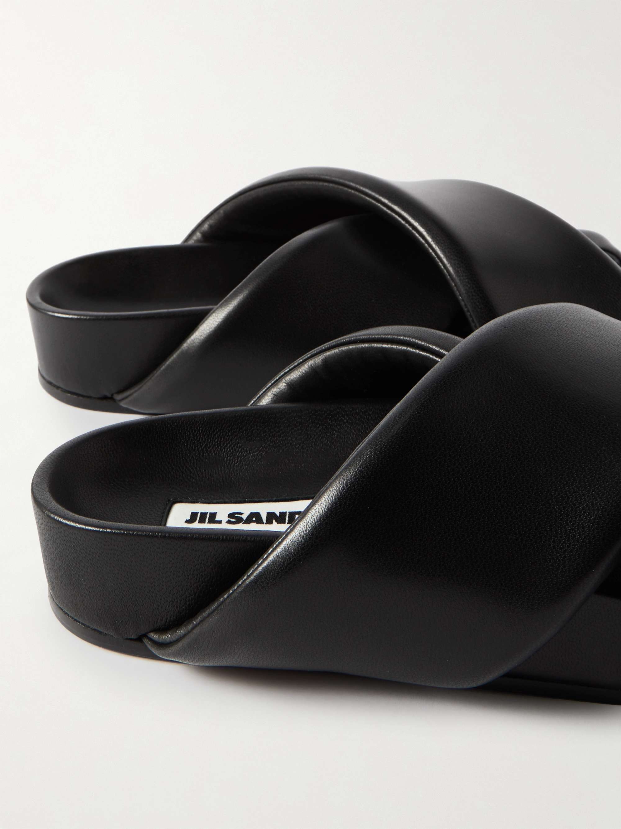 JIL SANDER Leather Sandals