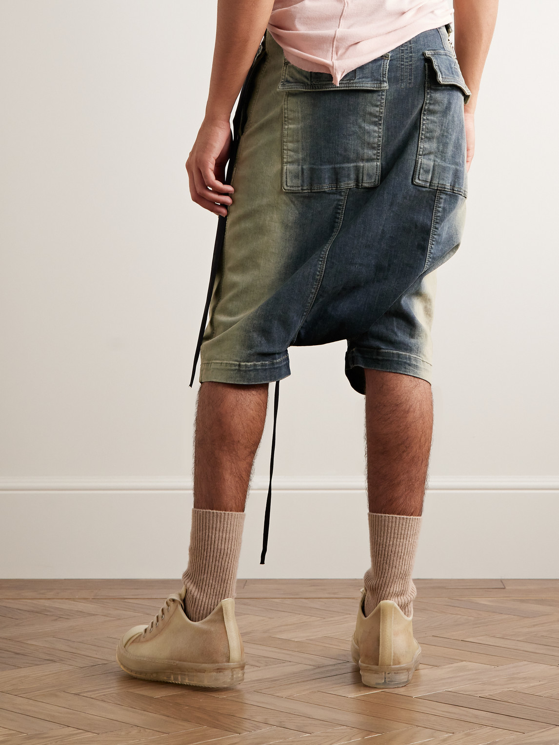 パンツ Rick owens vomit bleach pods pants short Rick Owens Bleach Vomit Pants and Jackets by