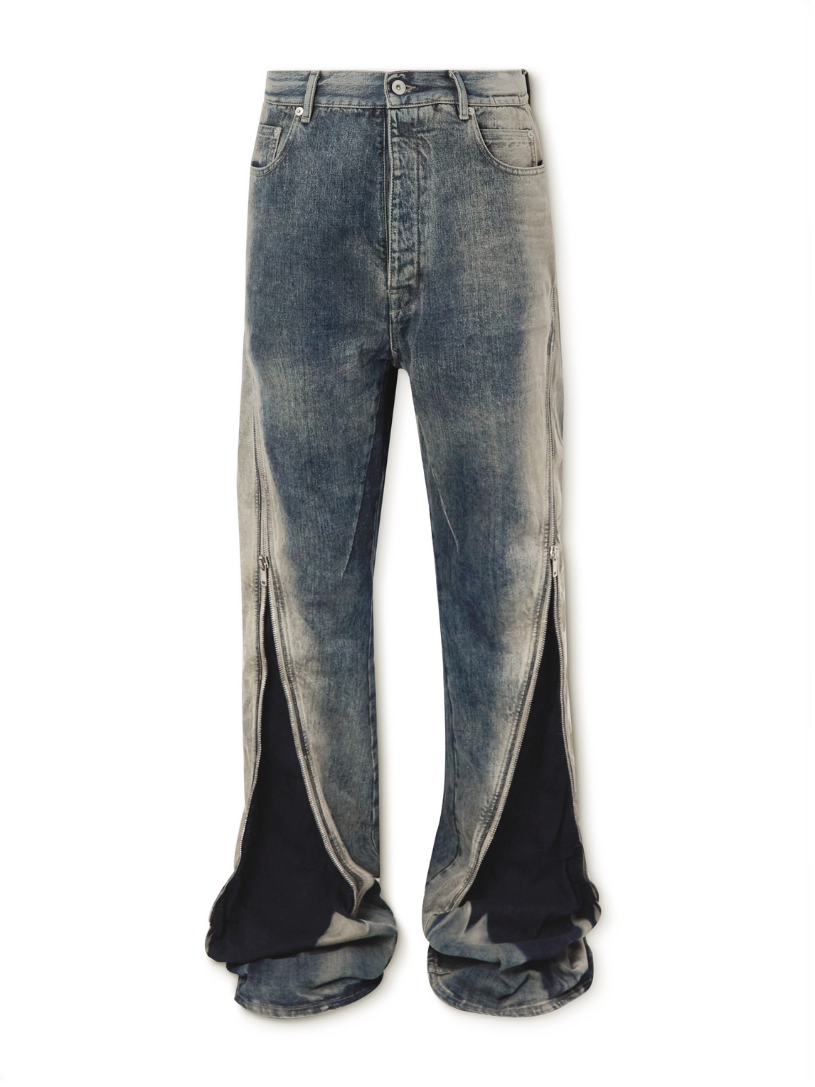 Rick Owens Drkshdw Bolan Banana Straight-leg Flared Zip