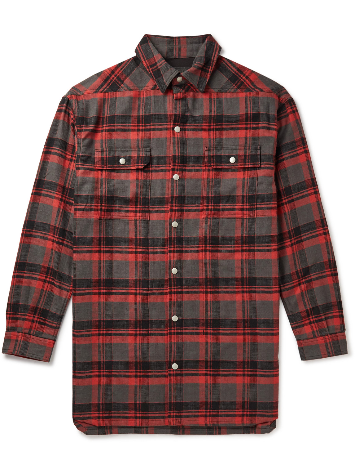 Jumbo Checked Cotton Overshirt