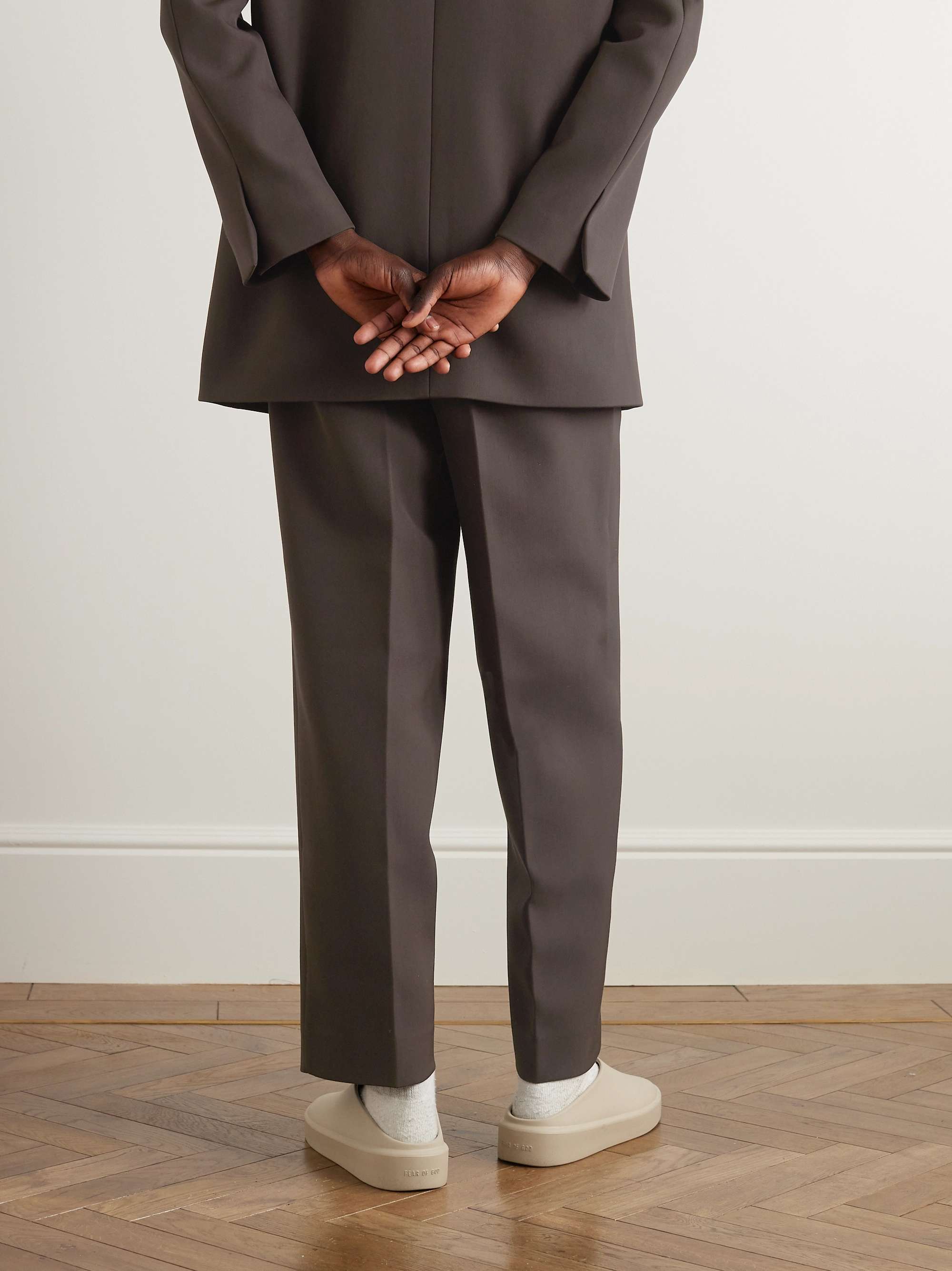 FEAR OF GOD Eternal Straight-Leg Virgin Wool and Cotton-Blend Twill Trousers