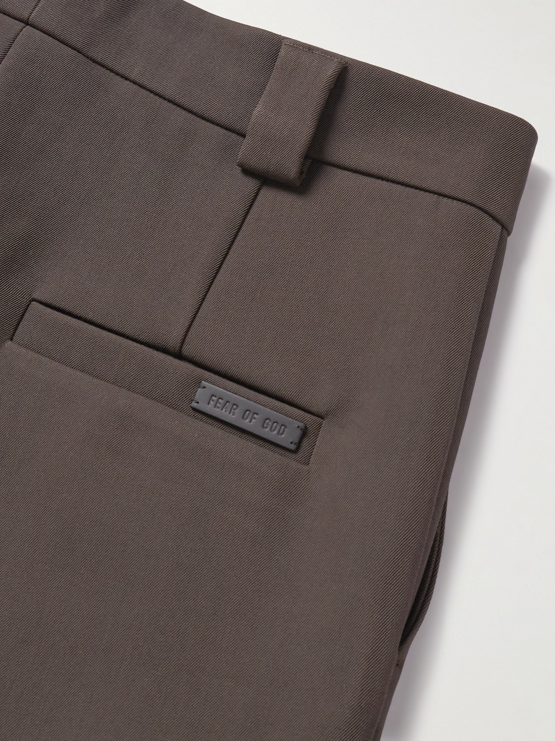  Fear Of God - Eternal Straight-leg Virgin Wool And Cotton-blend Twill Trousers - Men - Brown - It 46 