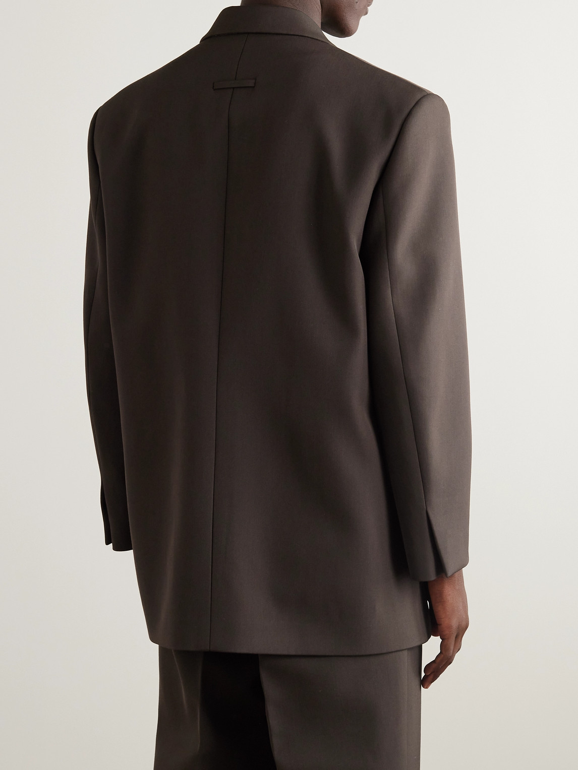  Fear Of God - Eternal California Double-breasted Virgin Wool And Cotton-blend Twill Blazer - Men - Brown - It 46 