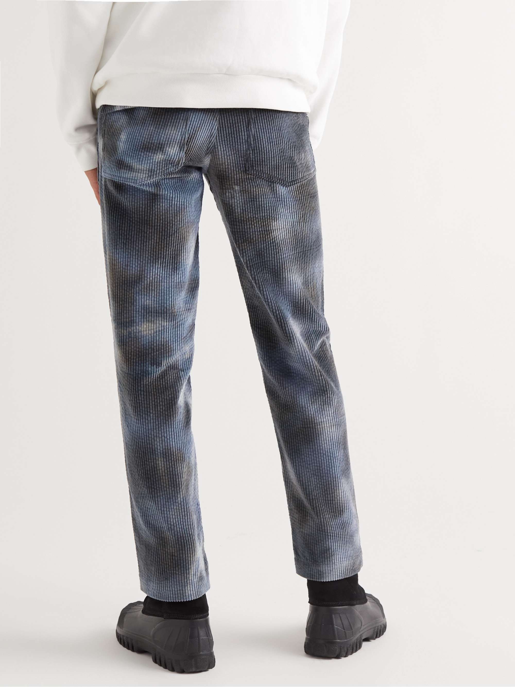 MISSONI Straight-Leg Tie-Dyed Cotton-Corduroy Trousers