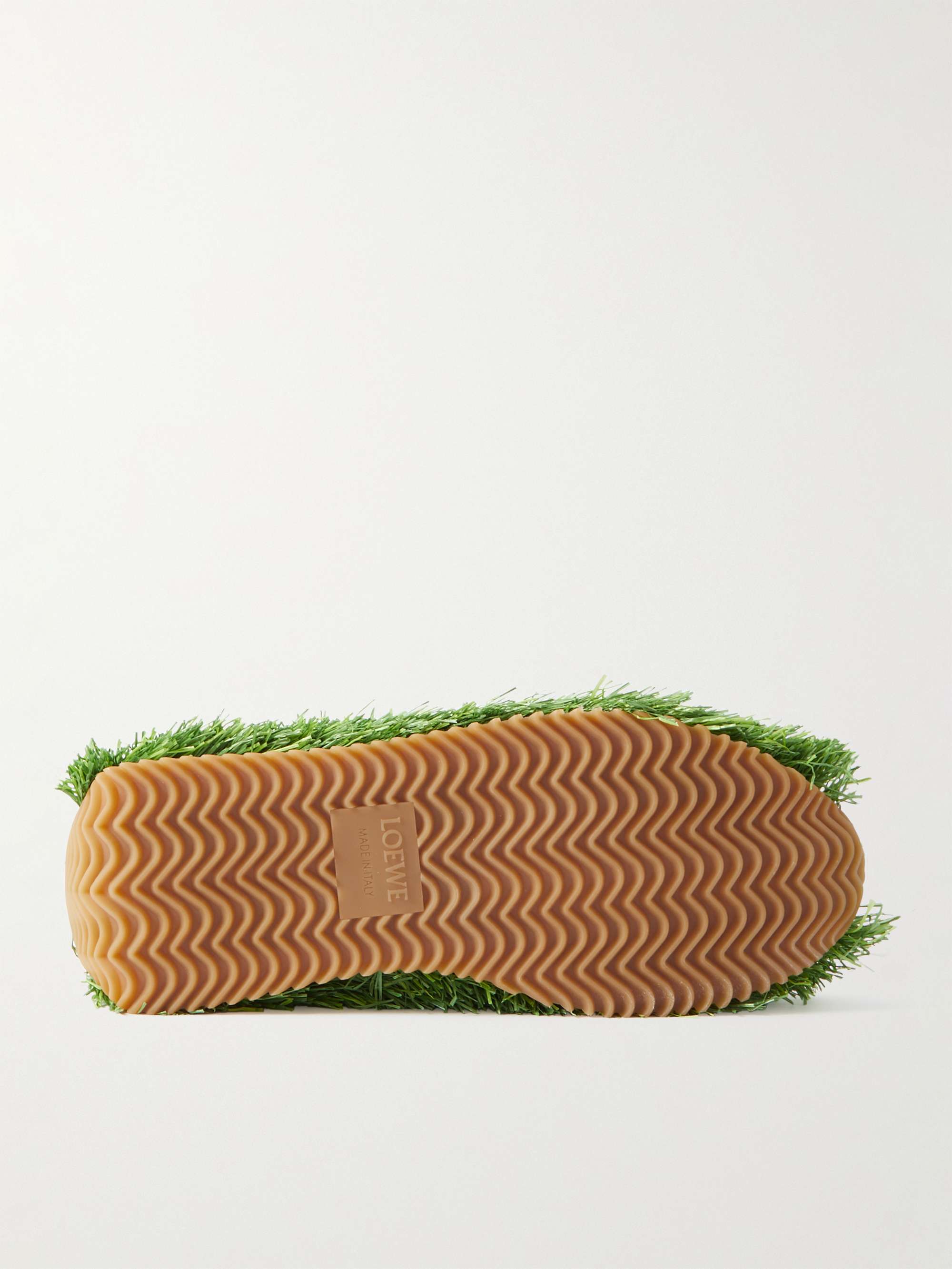LOEWE Raffia and Canvas Sneakers