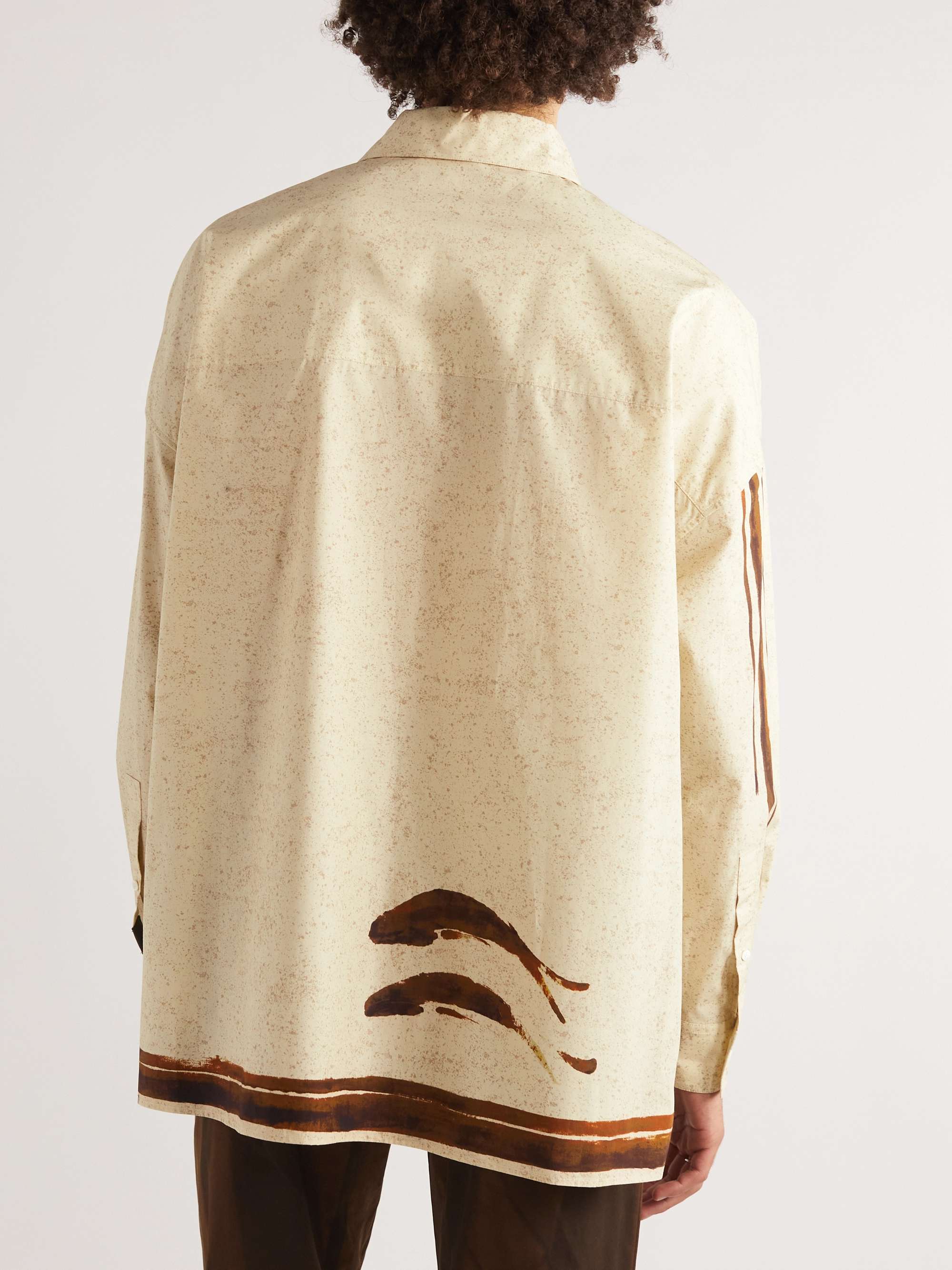 LOEWE Printed Cotton-Poplin Shirt