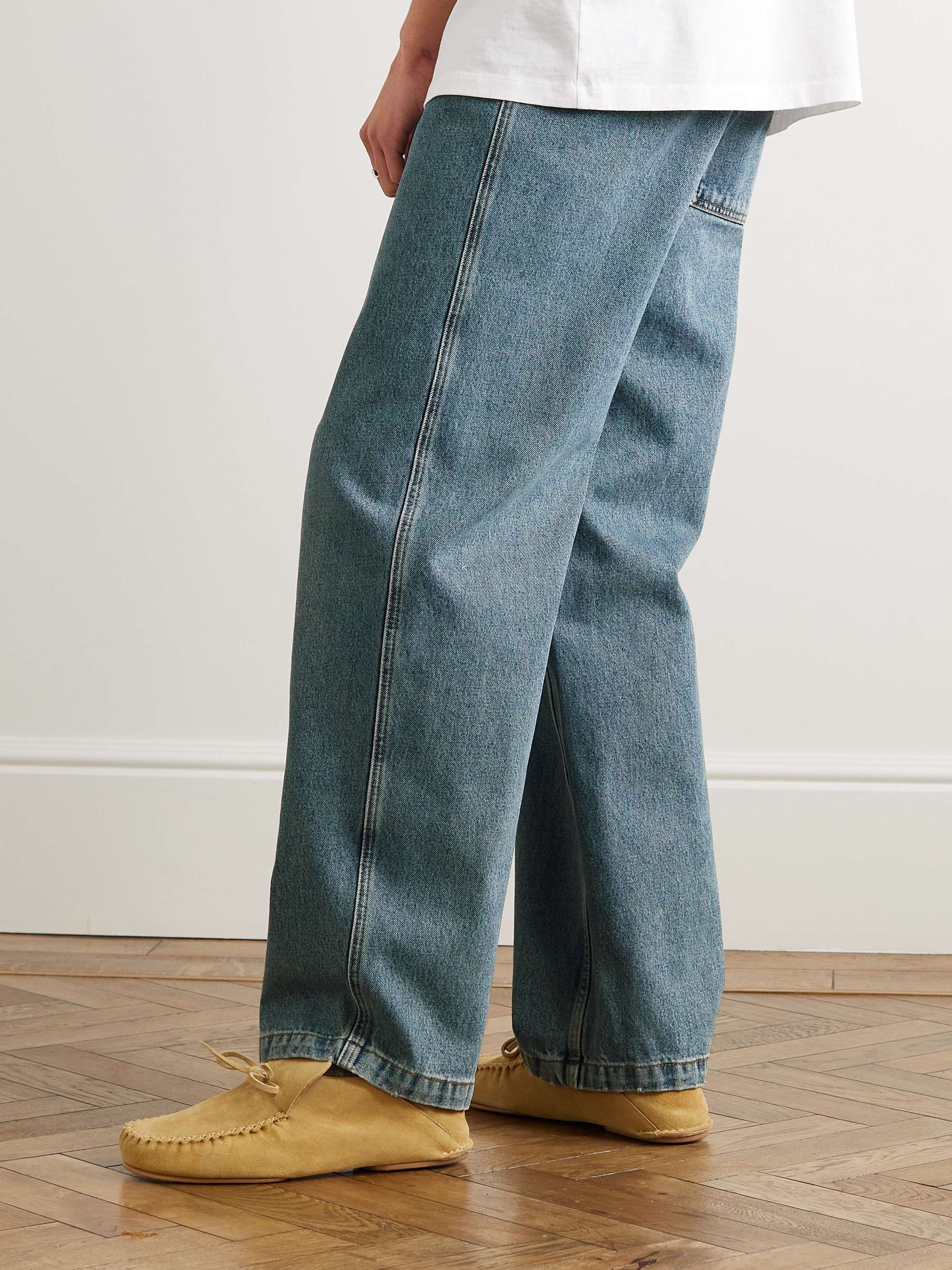 LOEWE Straight-Leg Drawstring Jeans