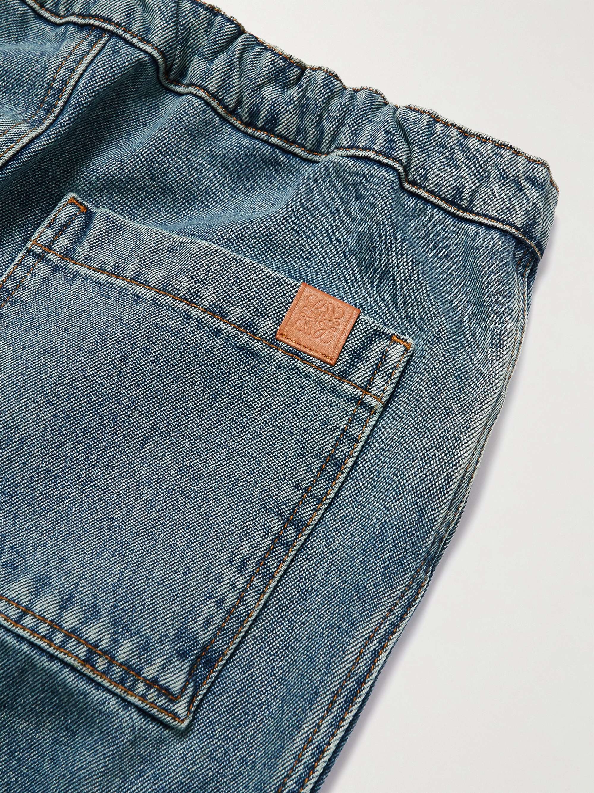 LOEWE Straight-Leg Drawstring Jeans