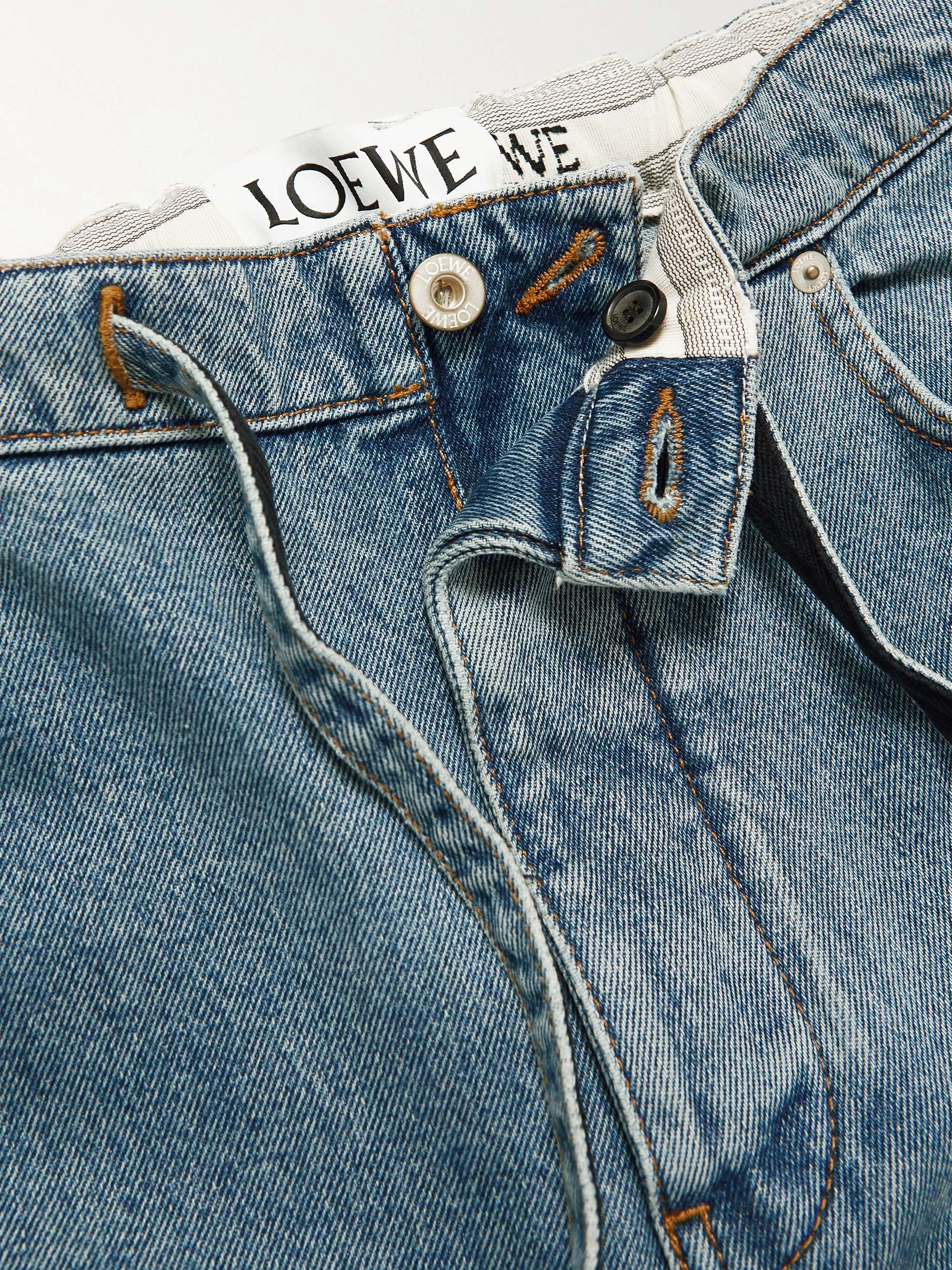 LOEWE Straight-Leg Drawstring Jeans