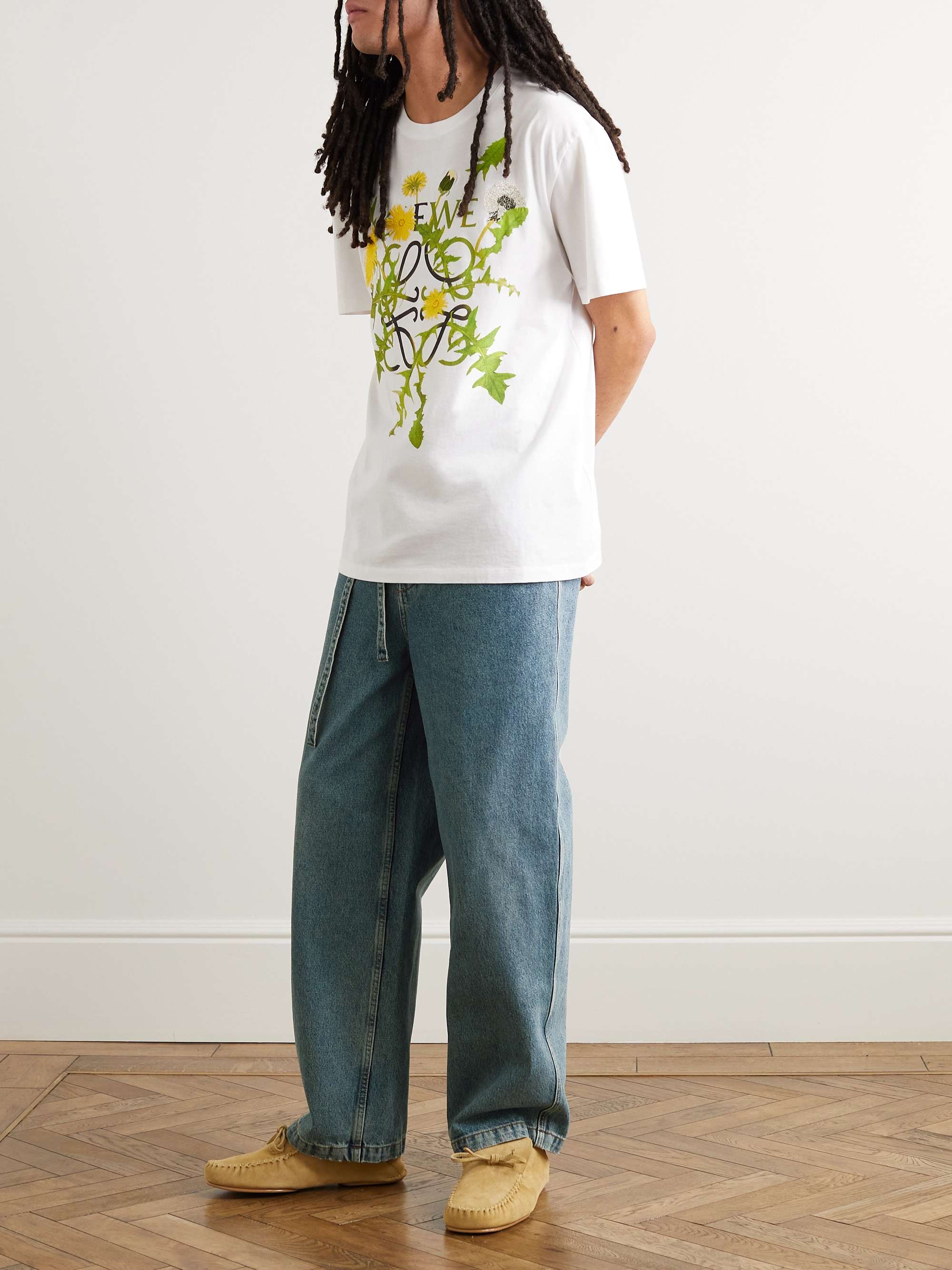 LOEWE Straight-Leg Drawstring Jeans