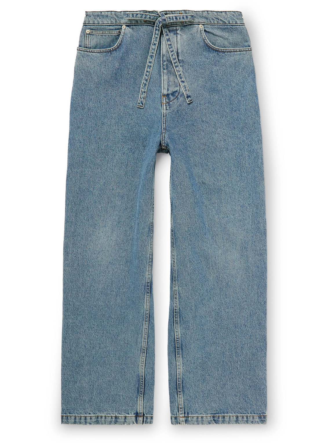 LOEWE STRAIGHT-LEG DRAWSTRING JEANS