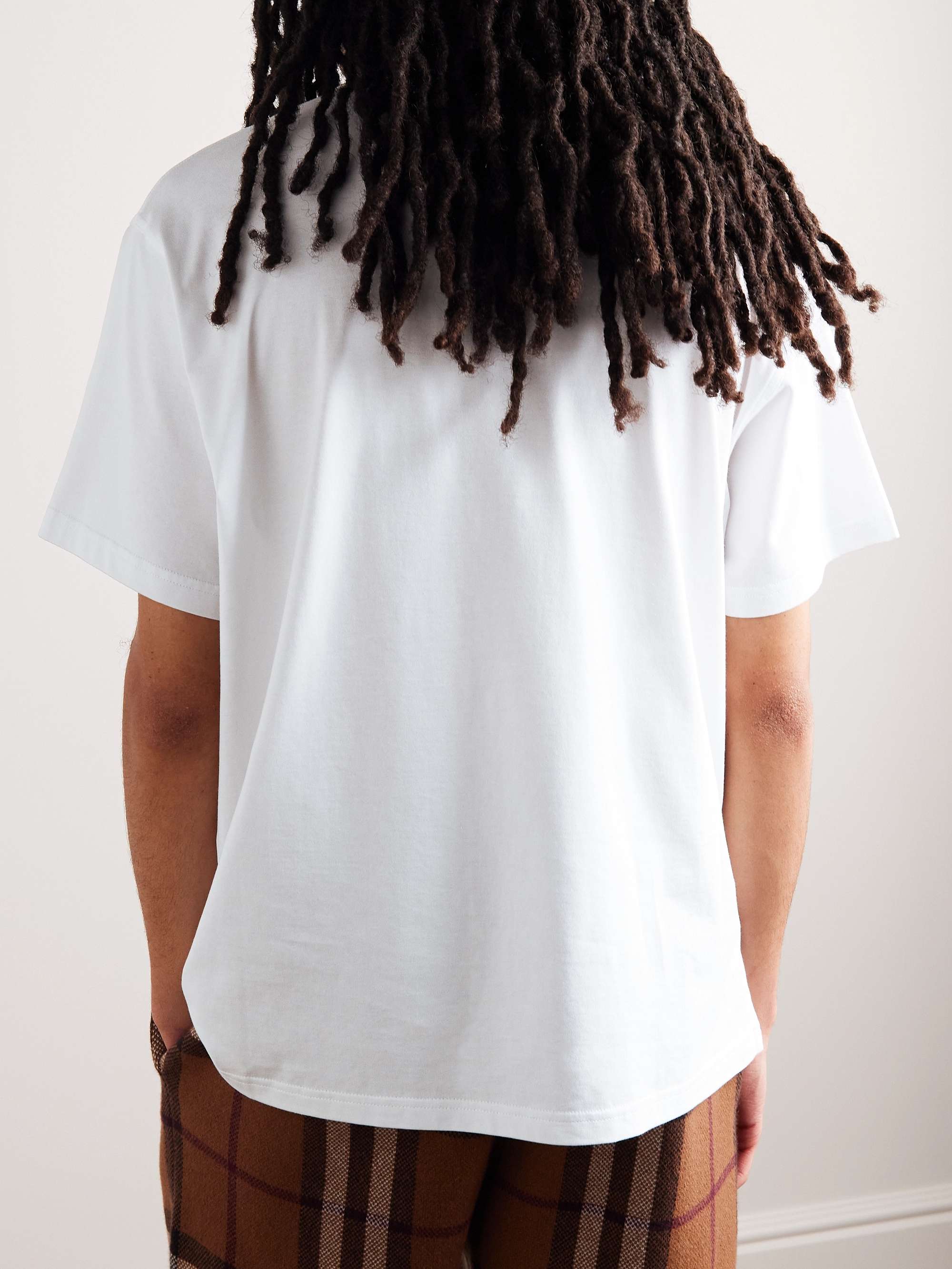 BURBERRY Logo-Appliquéd Stretch Cotton-Jersey T-Shirt