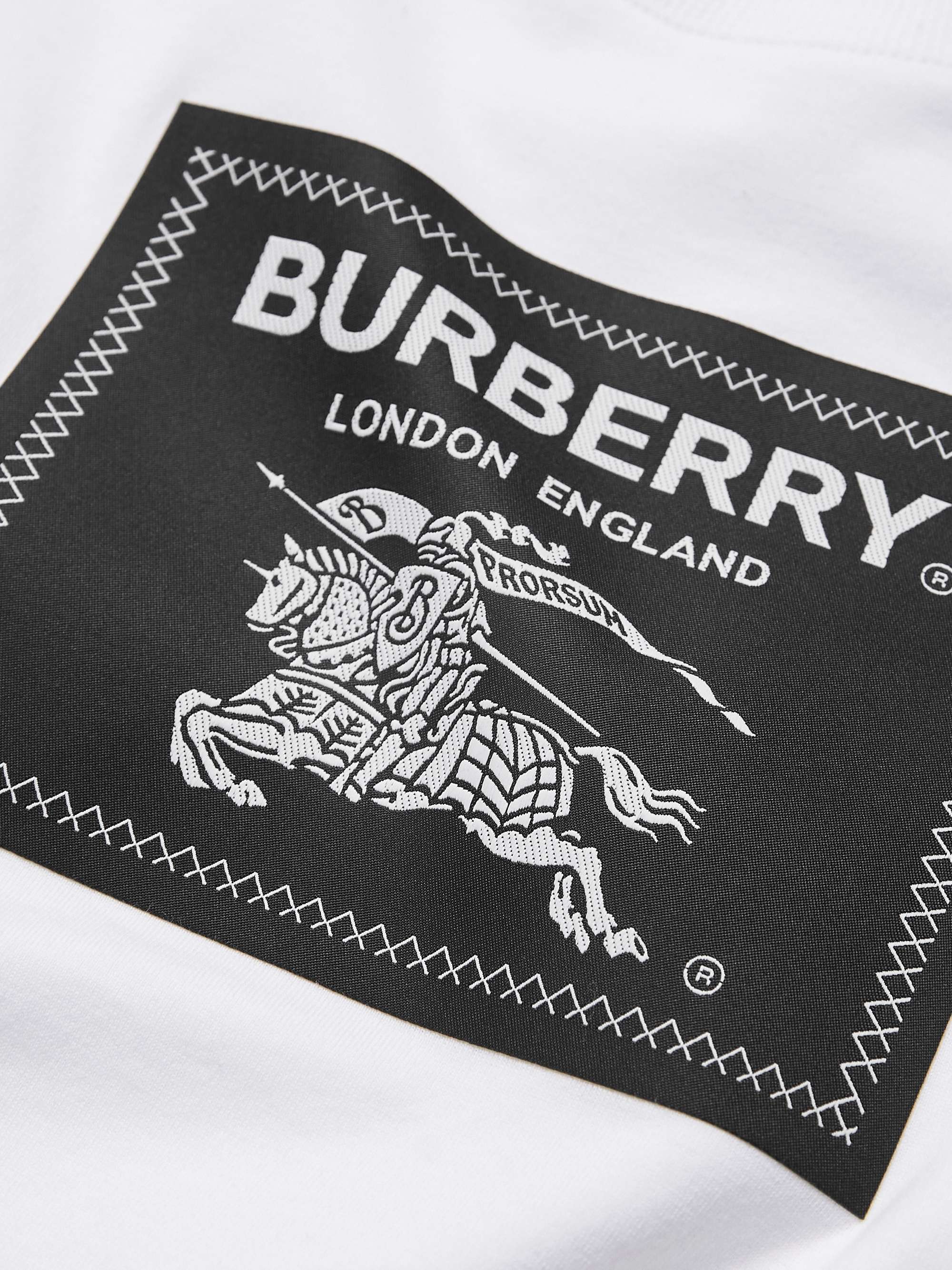 BURBERRY Logo-Appliquéd Stretch Cotton-Jersey T-Shirt