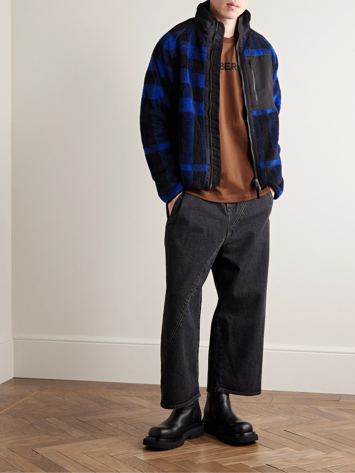 Burberry Harriston Logo Cotton Graphic Tee In Brown | ModeSens
