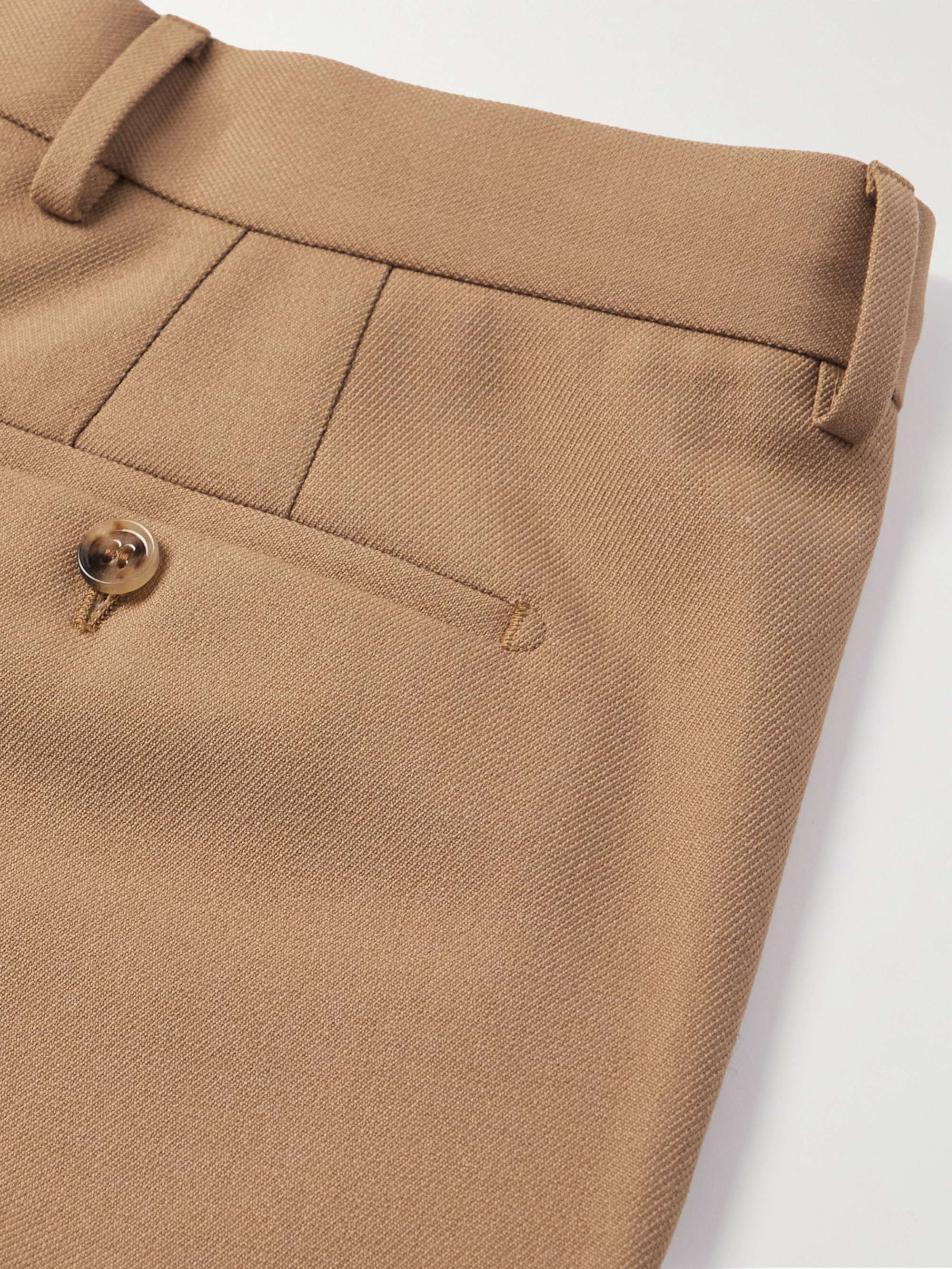 BURBERRY Clarence Slim-Fit Wool and Silk-Blend Twill Suit Trousers