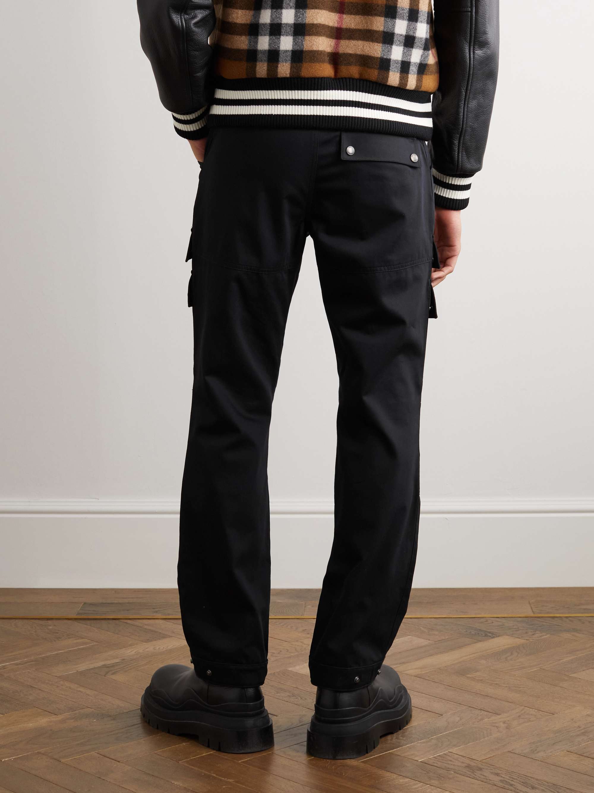BURBERRY Carmelo Straight-Leg Cotton-Twill Cargo Trousers